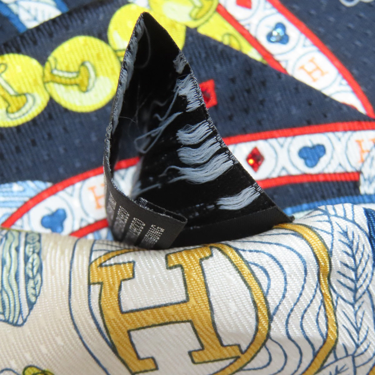 Hermes Scarf Silk Navy Twilly