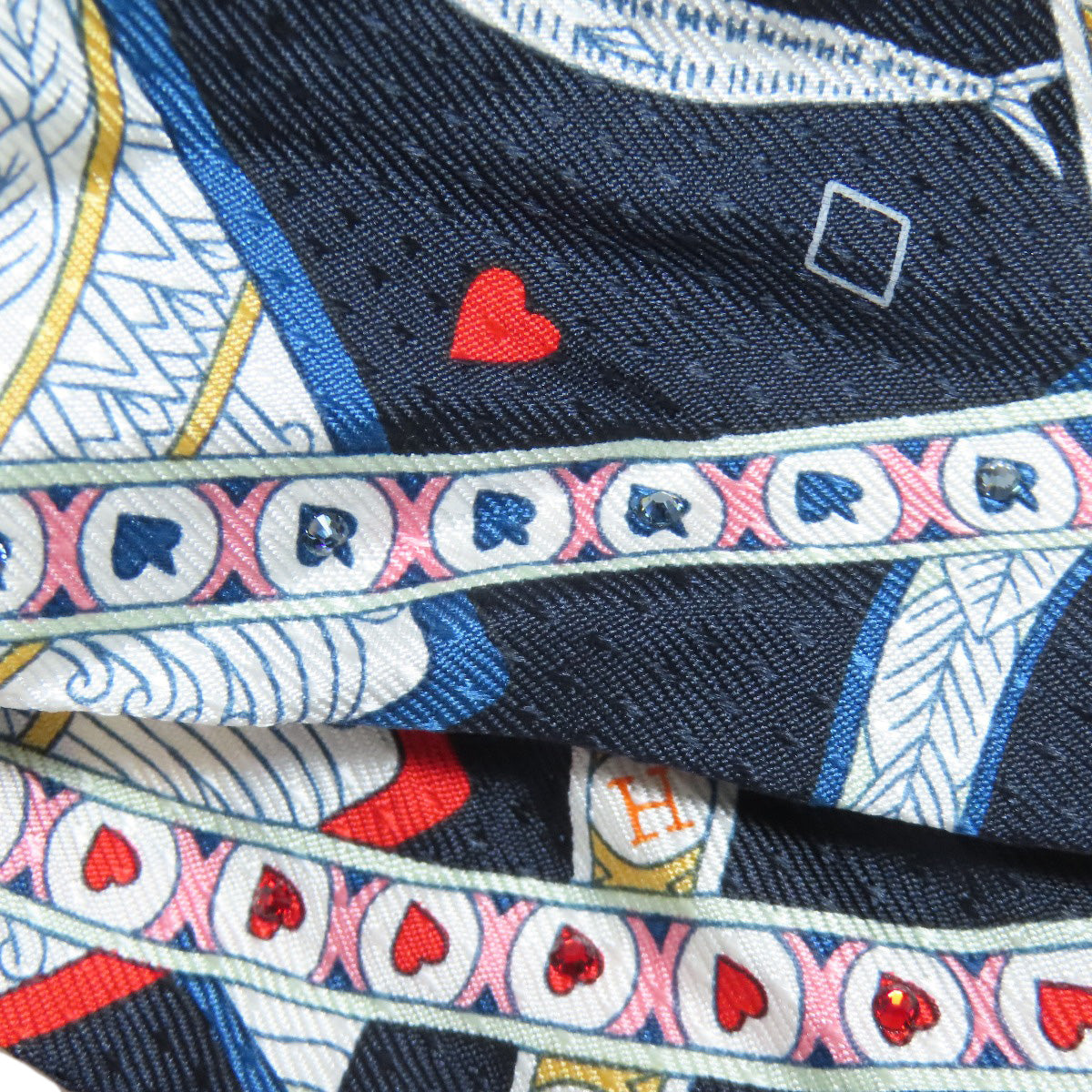 Hermes Scarf Silk Navy Twilly