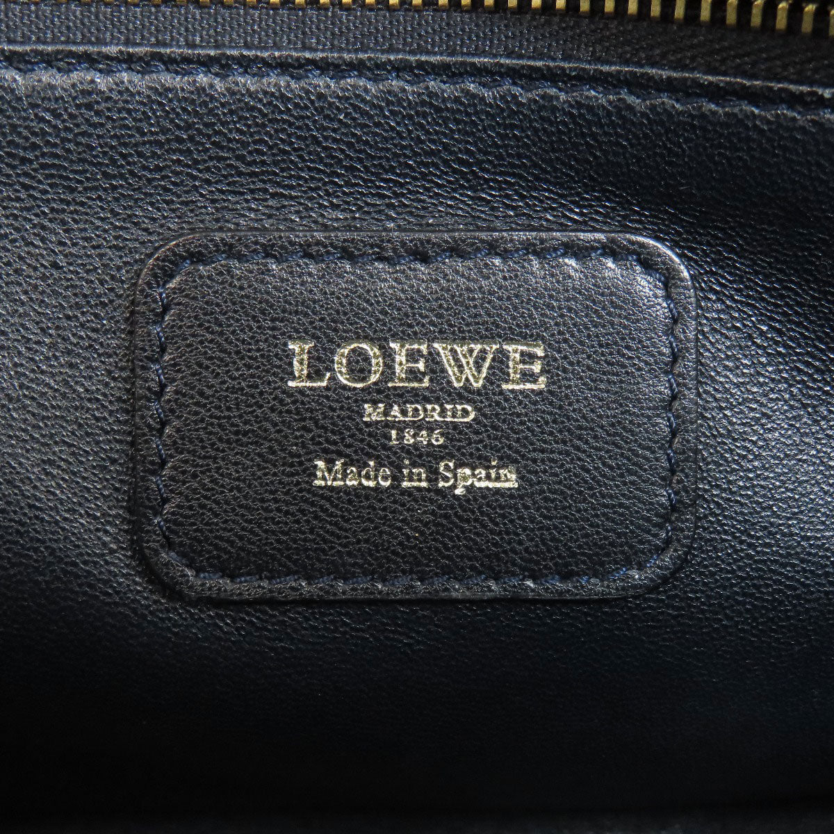 Loewe Handbag Calfskin Blue Amazona 23 2Way Women