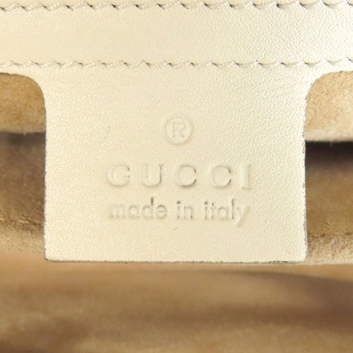 Gucci Handbag 460881 Calfskin White Sylvie 2Way Women