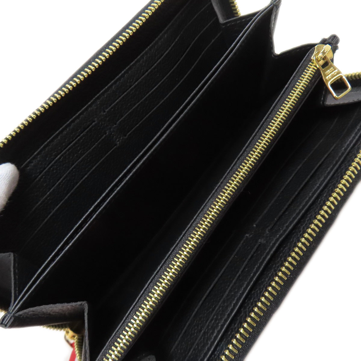 Louis Vuitton Long Wallet Purse M69698 Ann Platt Black Lv Crafty Zippy Wallet Women