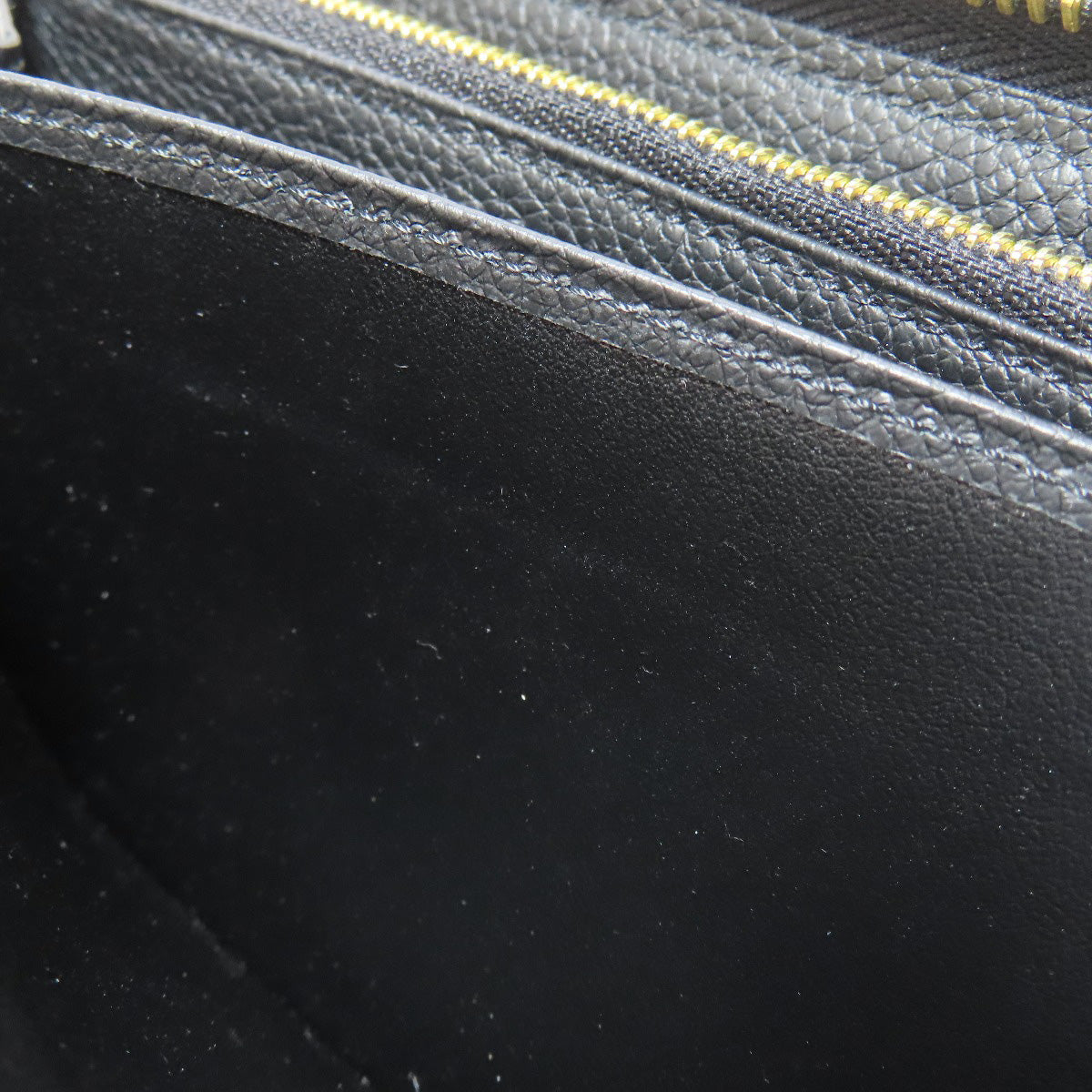 Louis Vuitton Long Wallet Purse M69698 Ann Platt Black Lv Crafty Zippy Wallet Women