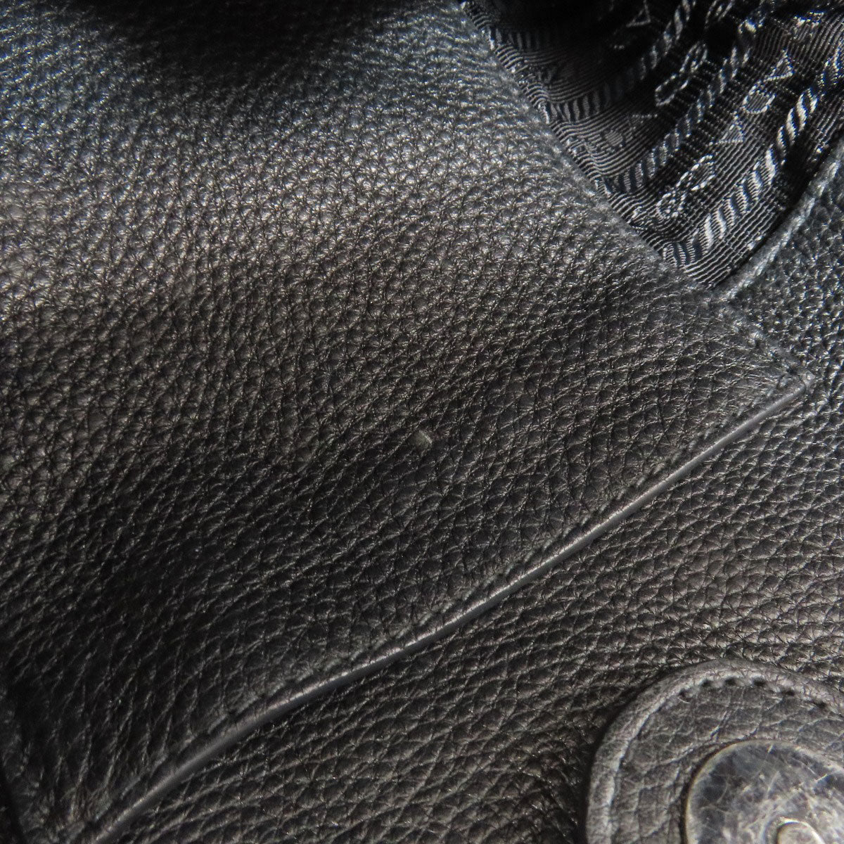 Prada Shoulder Bag Calfskin Black Logo Women