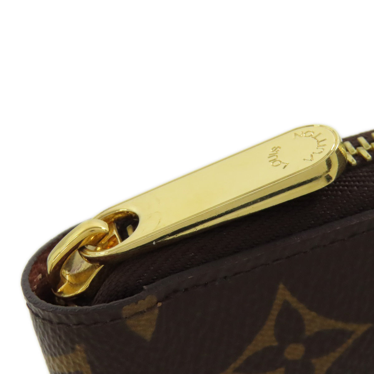 Louis Vuitton Long Wallet Purse M42616 Monogram Canvas Brown Zippy Wallet Women