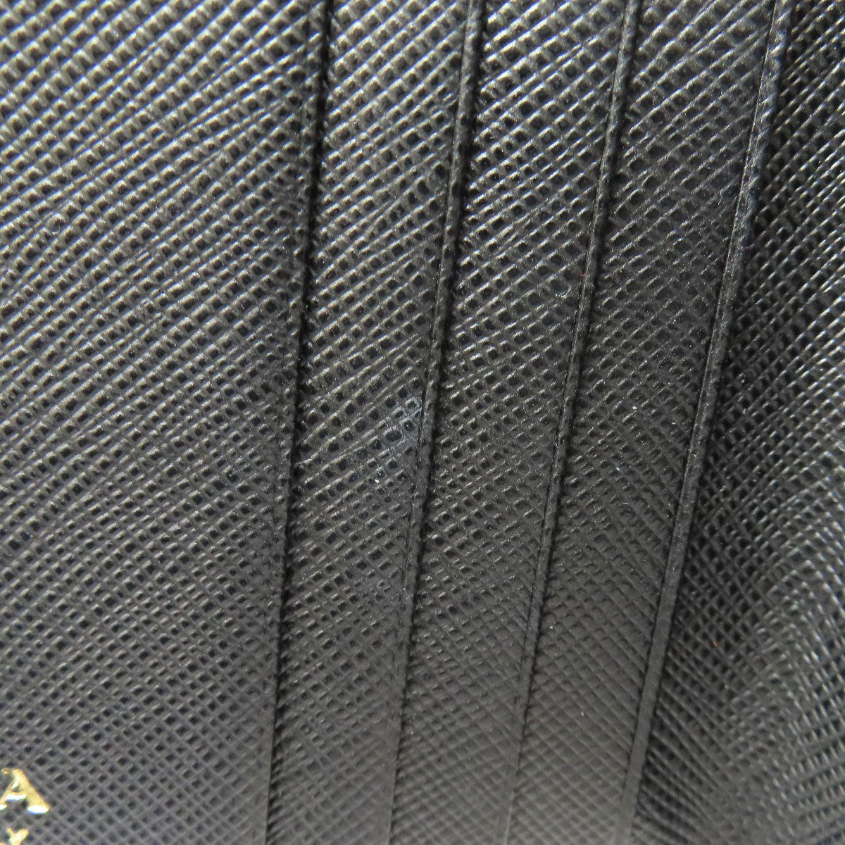 Prada Bifold Wallet 1Ml036 Safiano Black Logo Women