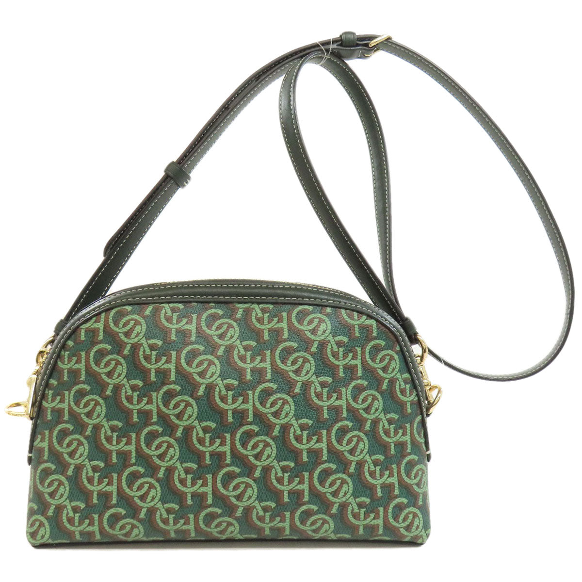 Coach Shoulder Bag Cf343 Pvc Green Maddie Crossbody Women