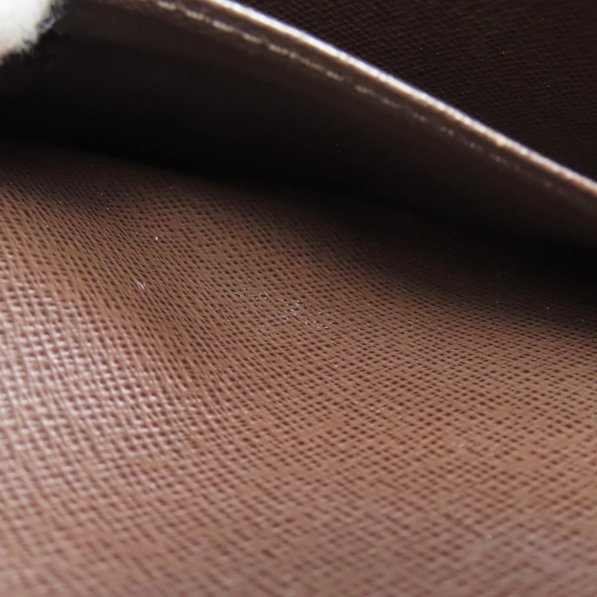 Louis Vuitton Bifold Wallet N61736 Damier Canvas Brown Portefeuille Tresol Women
