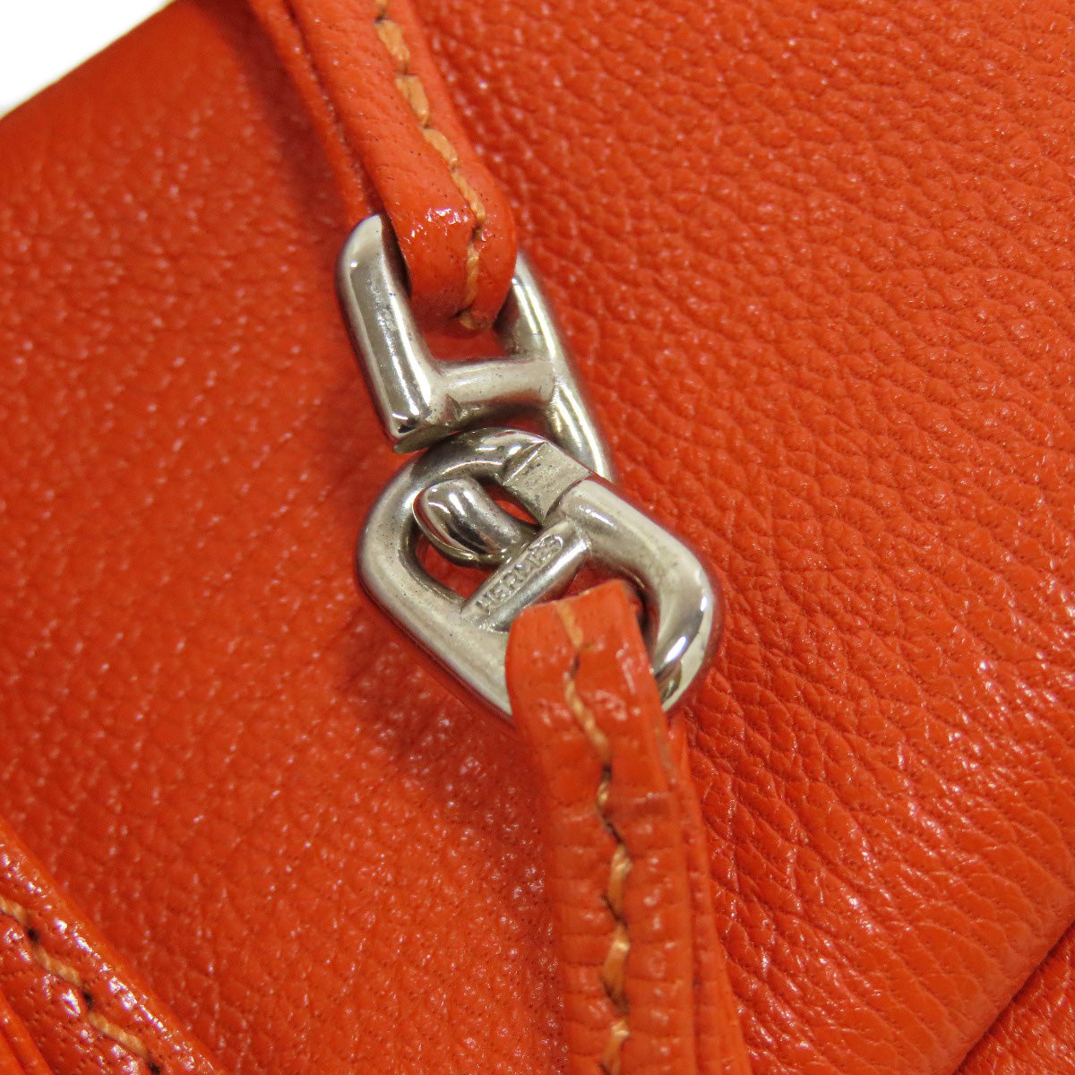 Hermes Accessory Pouch Shave Orange Vespa Porch Women