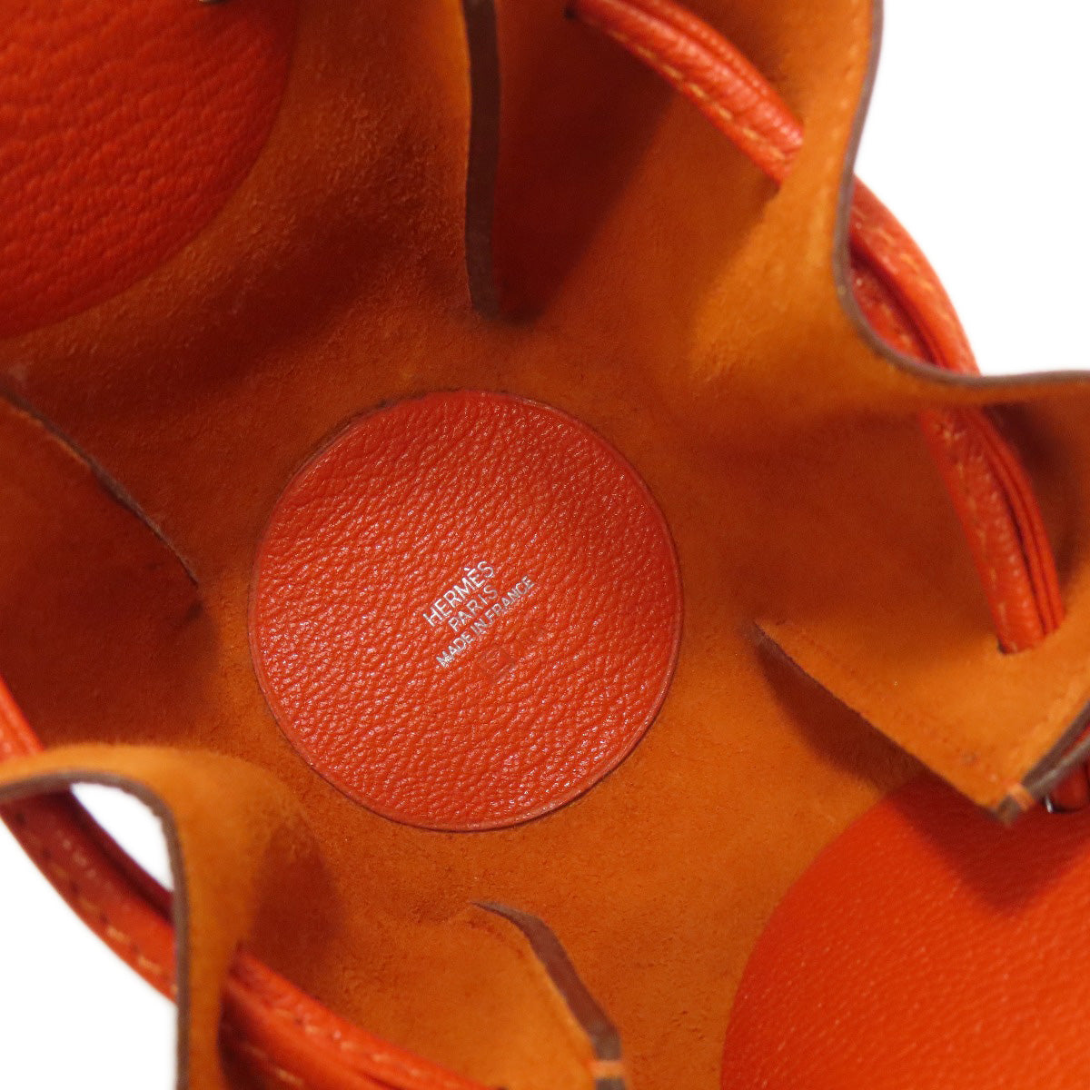 Hermes Accessory Pouch Shave Orange Vespa Porch Women
