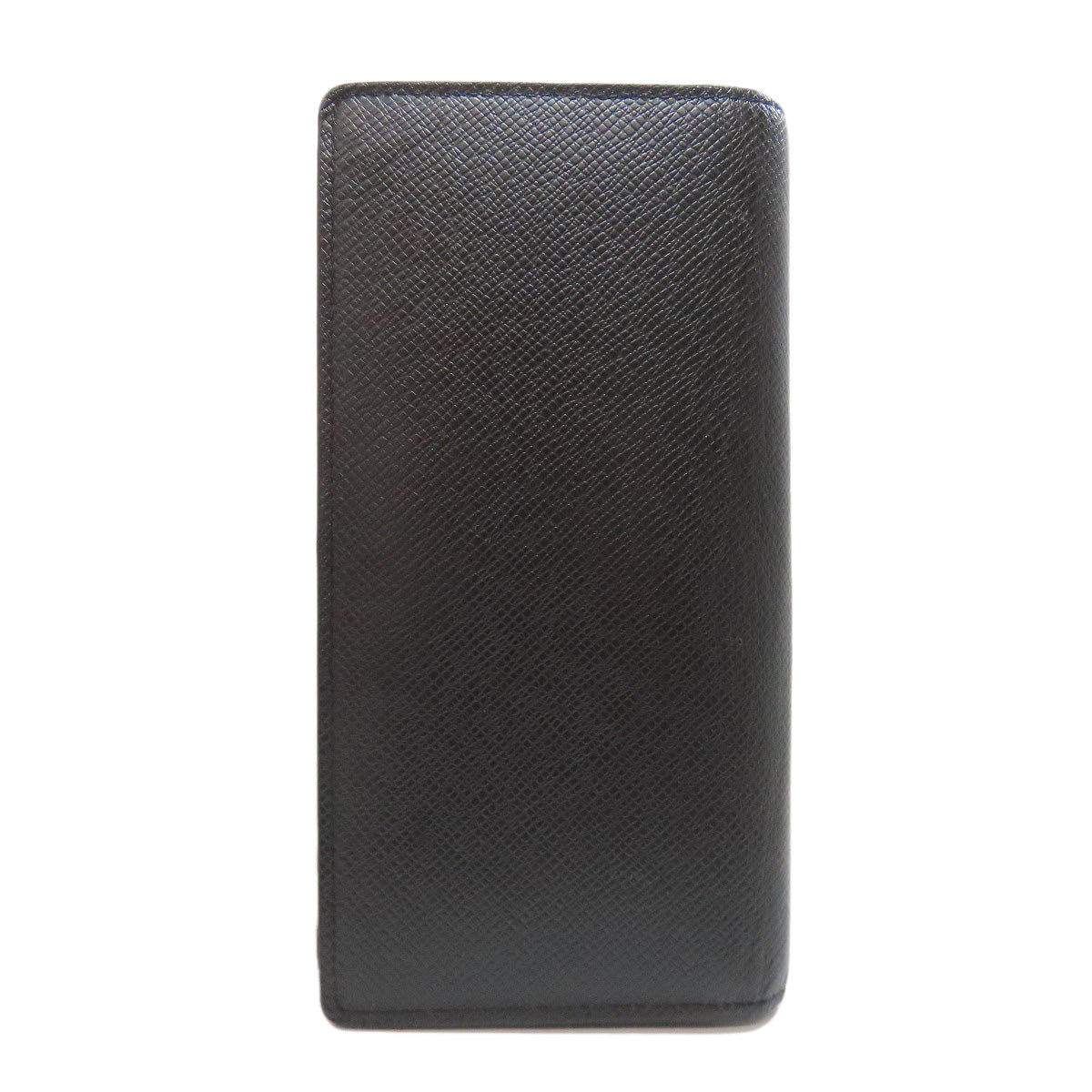 Louis Vuitton Long Wallet Purse M32654 Taiga Leather Black Portefeuilleebrazza Former Mens