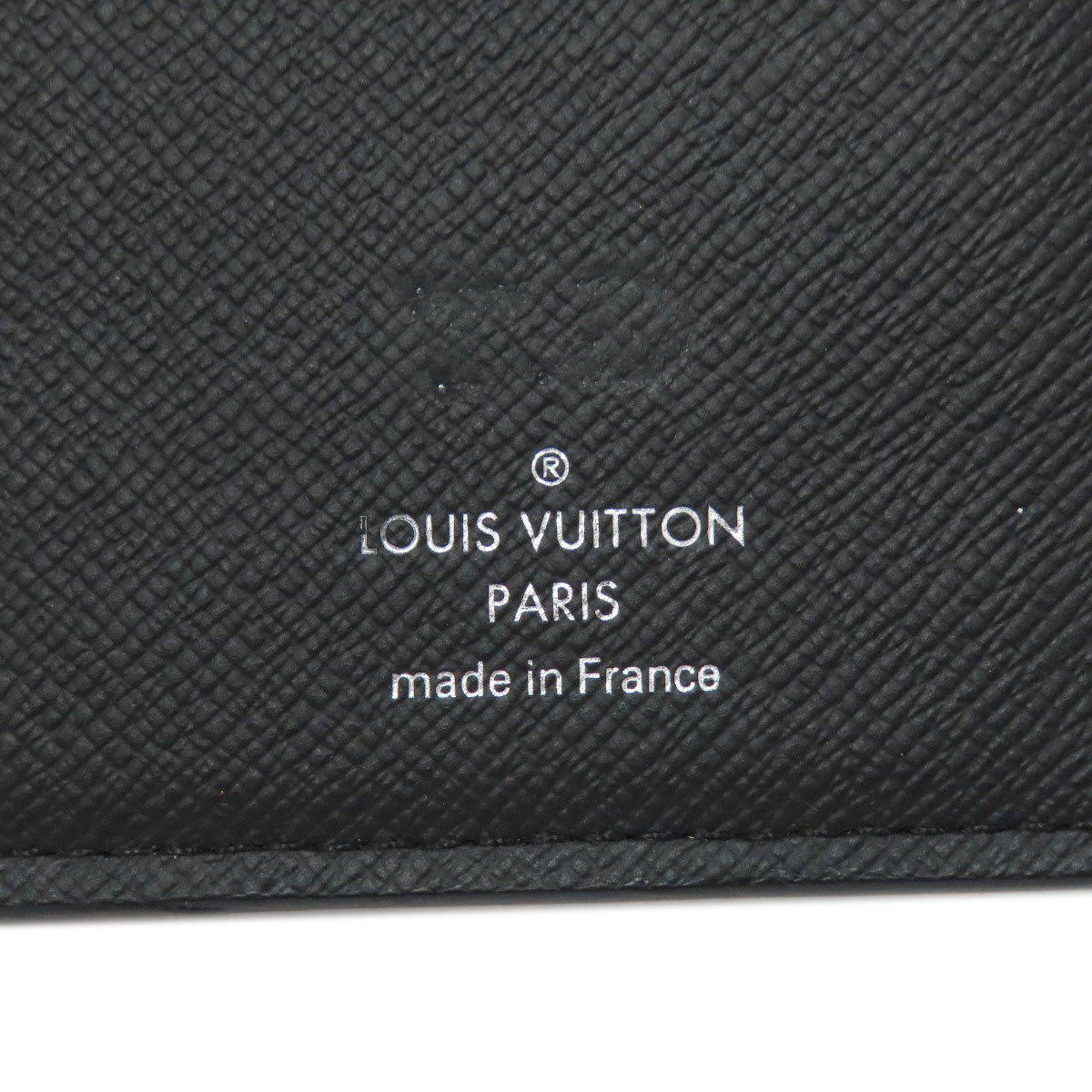 Louis Vuitton Long Wallet Purse M32654 Taiga Leather Black Portefeuilleebrazza Former Mens