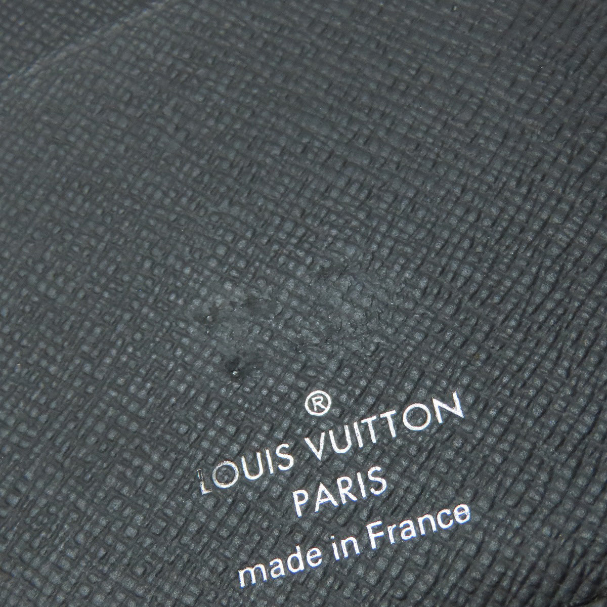 Louis Vuitton Long Wallet Purse M32654 Taiga Leather Black Portefeuilleebrazza Former Mens