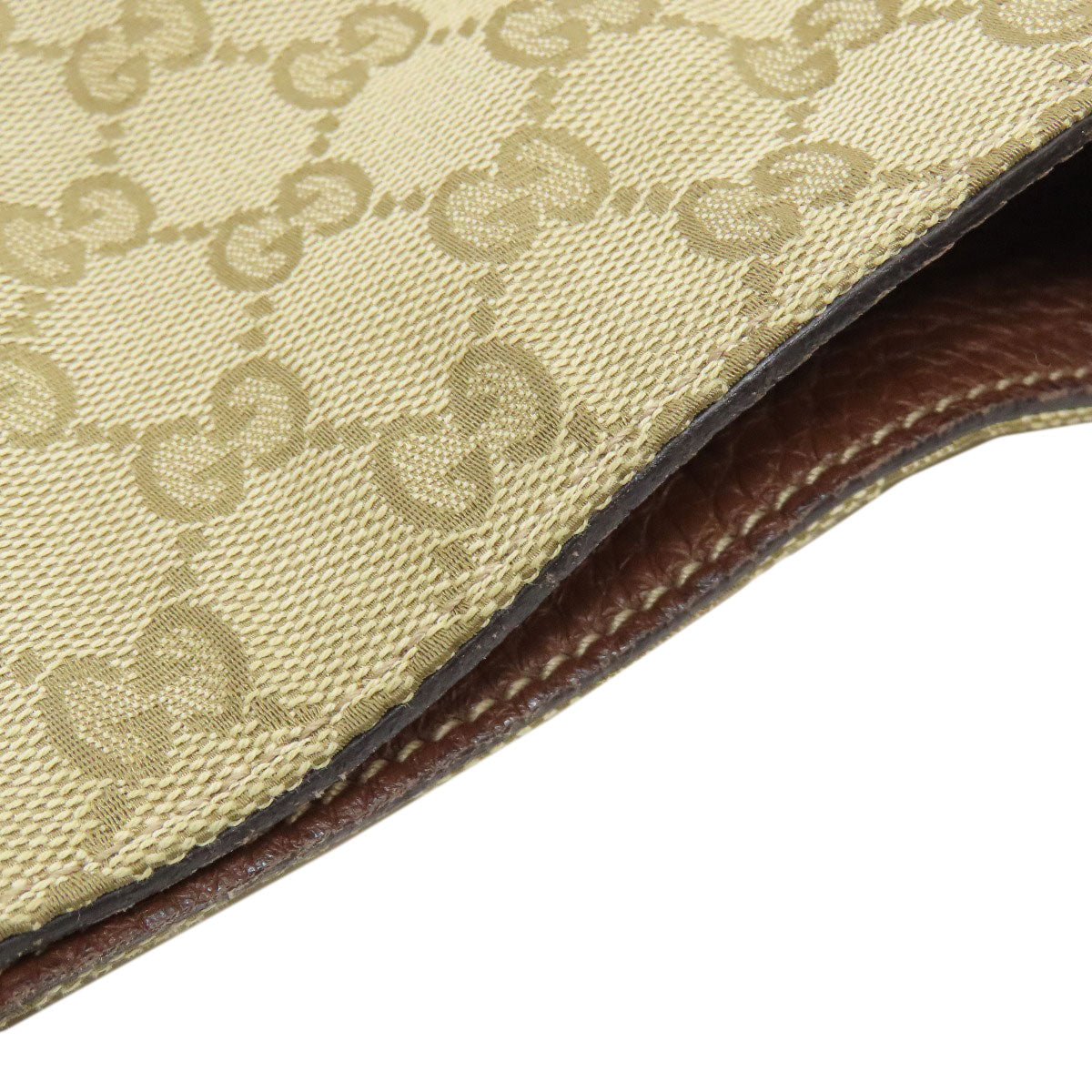 Gucci Tote Bag 370823 Canvas Brown Gg Pattern Reversible 2Way Women