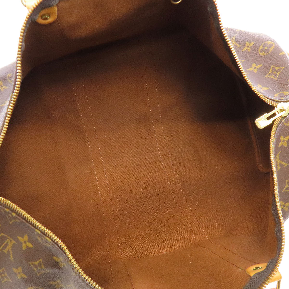 Louis Vuitton Boston Duffel Bag M41416 Monogram Canvas Brown Keepall 50
