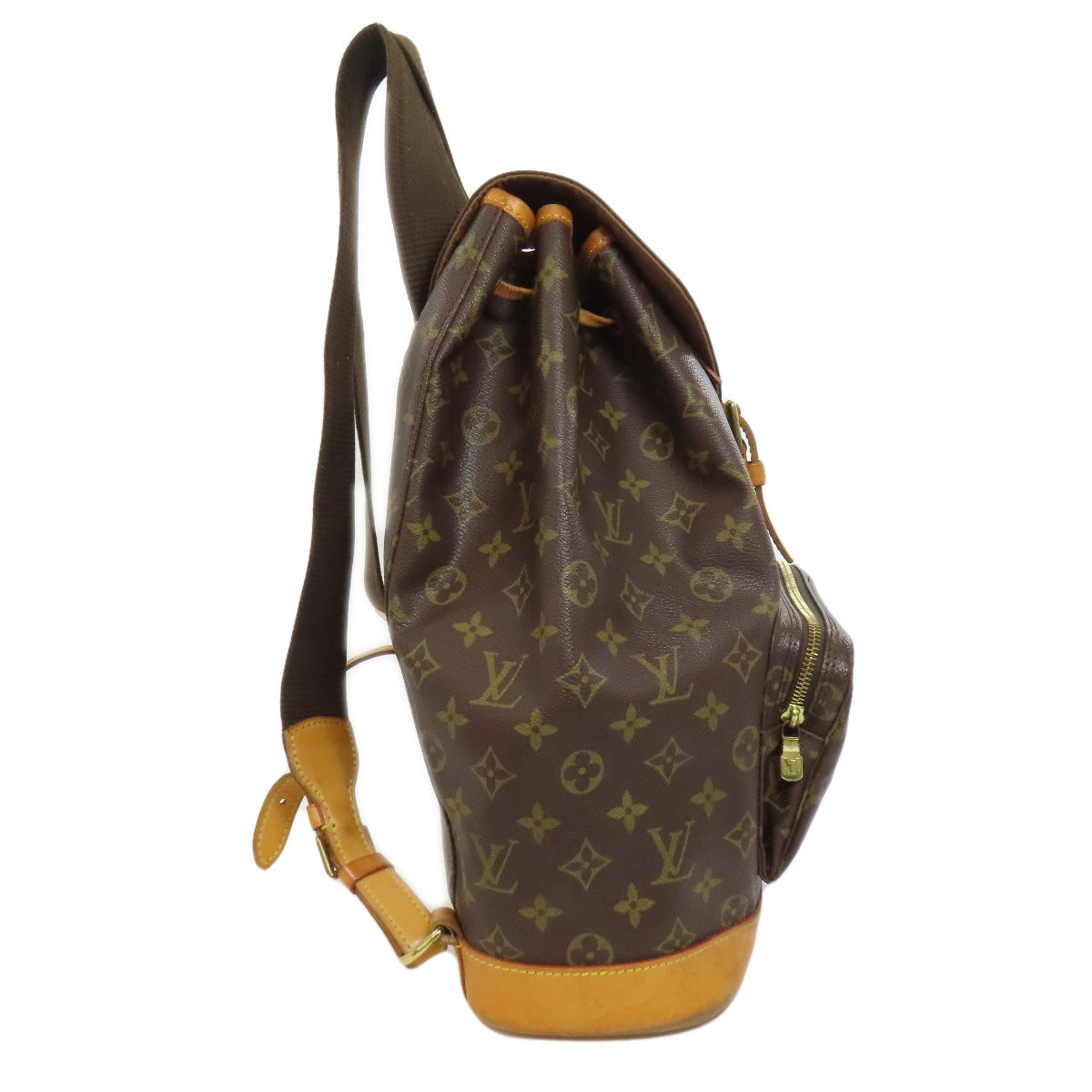 Louis Vuitton Backpack M51135 Monogram Canvas Brown Montsourisgm Women