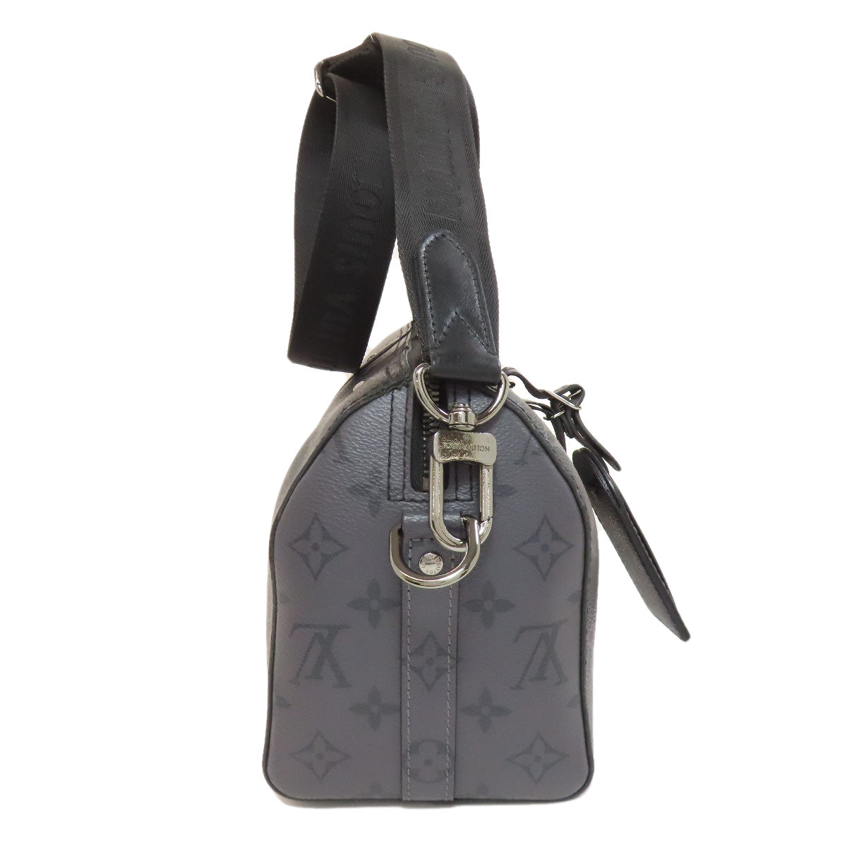 Louis Vuitton Shoulder Bag M45936 Monogram Canvas Black City Keepall Women