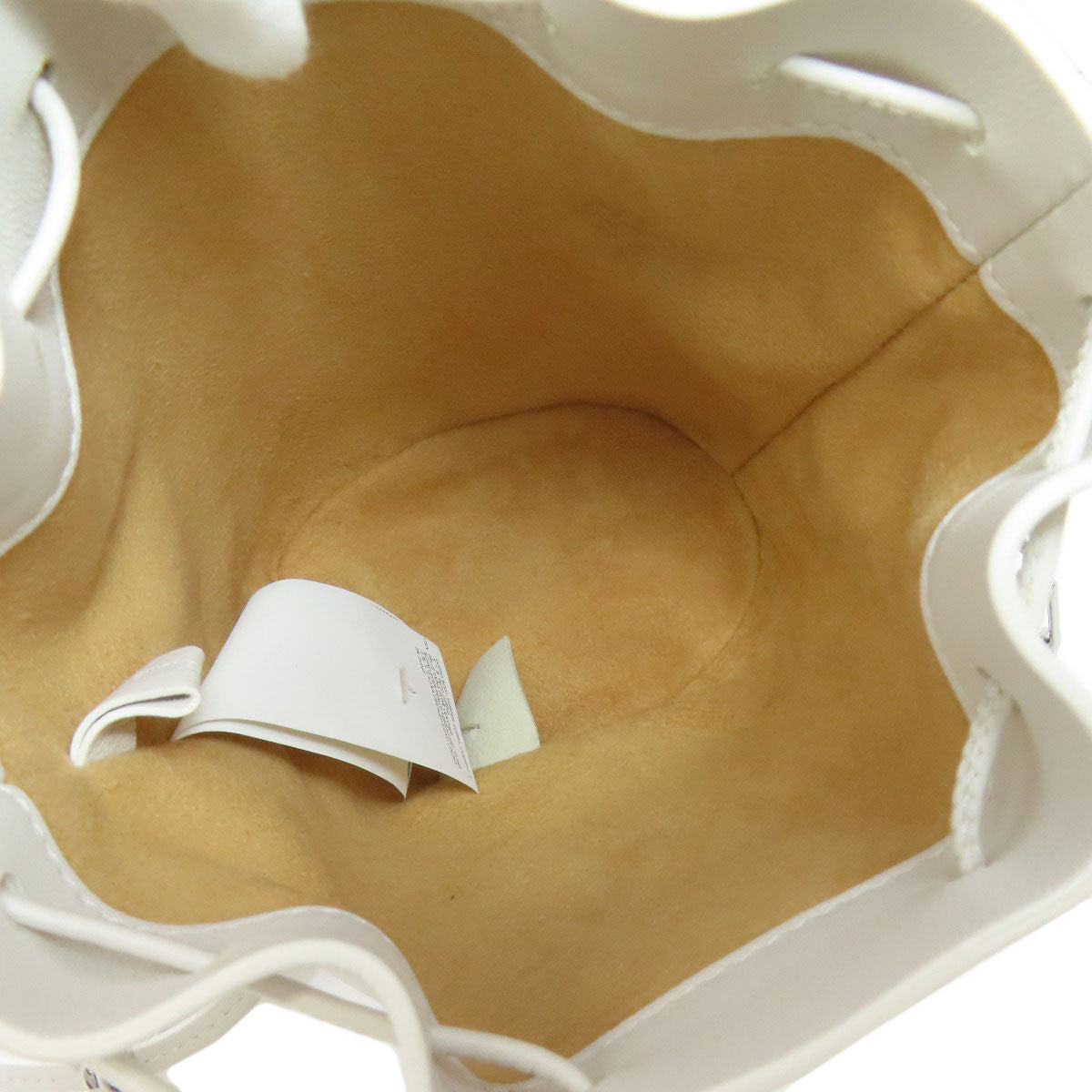 Maison Margiela Shoulder Bag Leather White Tabi Bucket Women