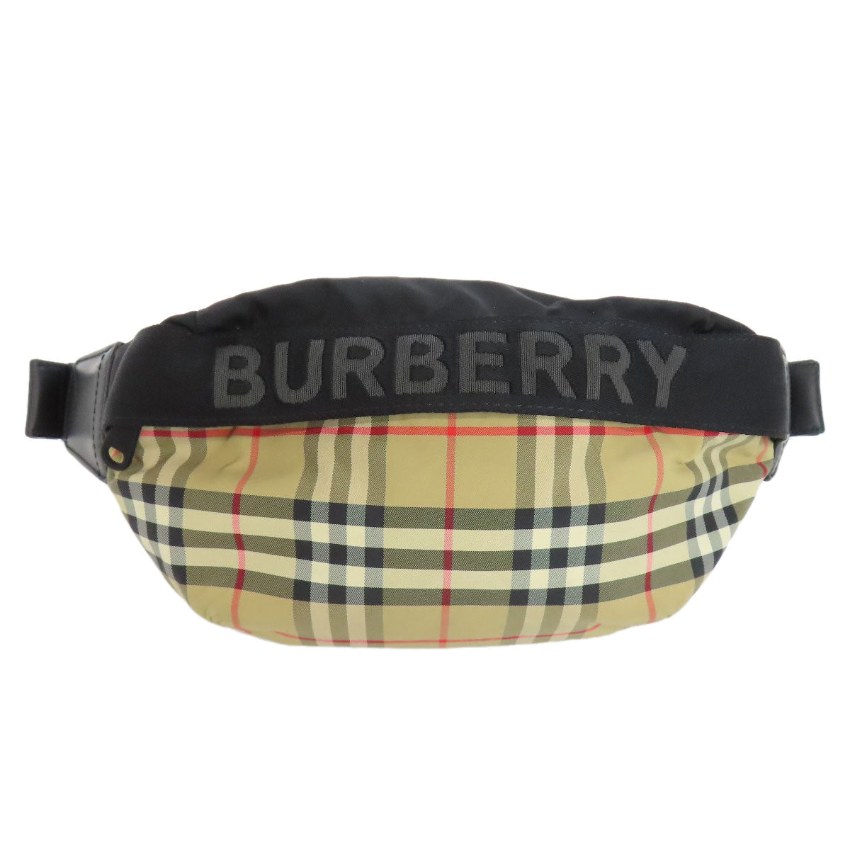 Burberry Hip Bag Nylon Beige Nova Check Women