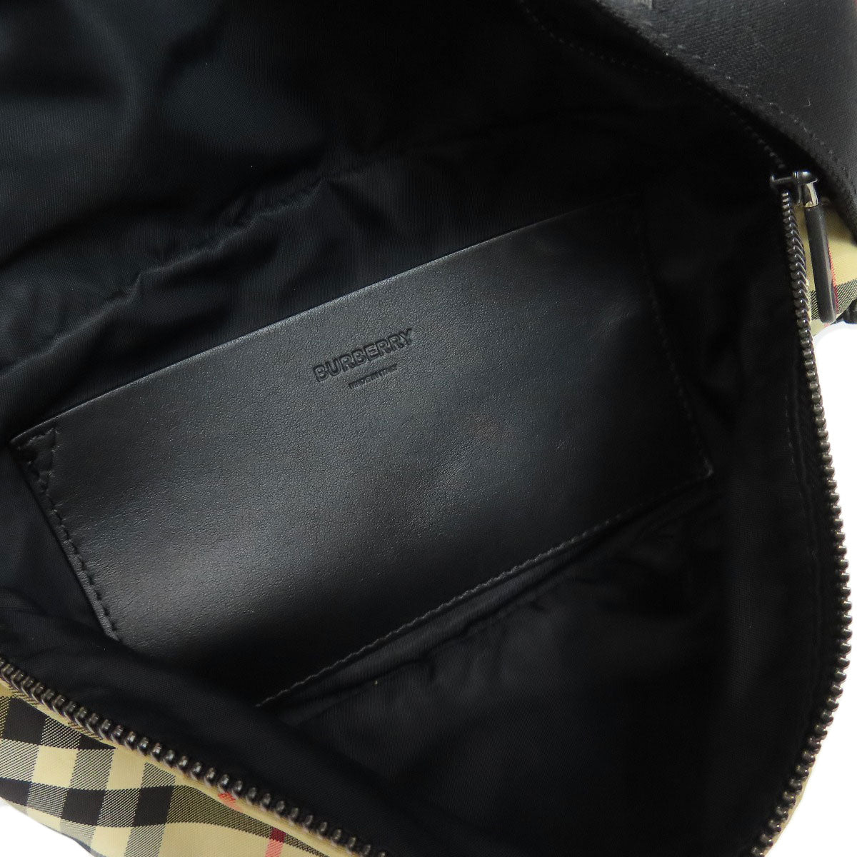 Burberry Hip Bag Nylon Beige Nova Check Women