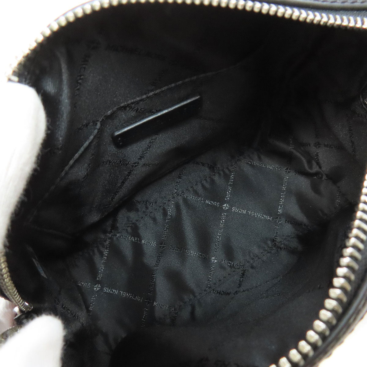 Michael Kors Handbag Canvas Black 2Way Women