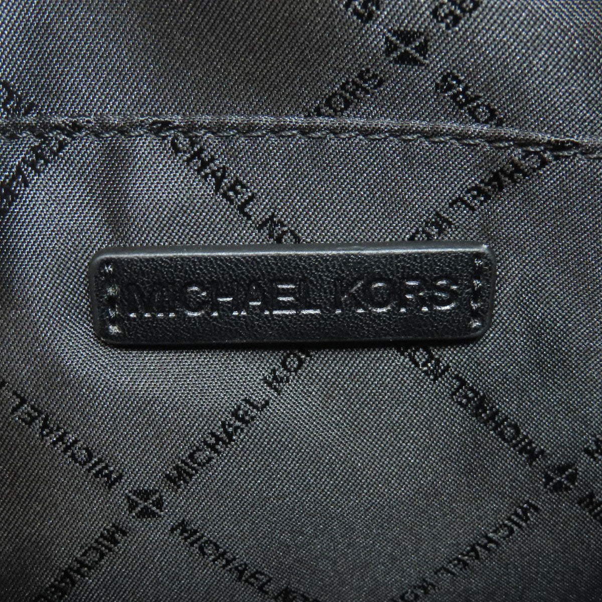 Michael Kors Handbag Canvas Black 2Way Women