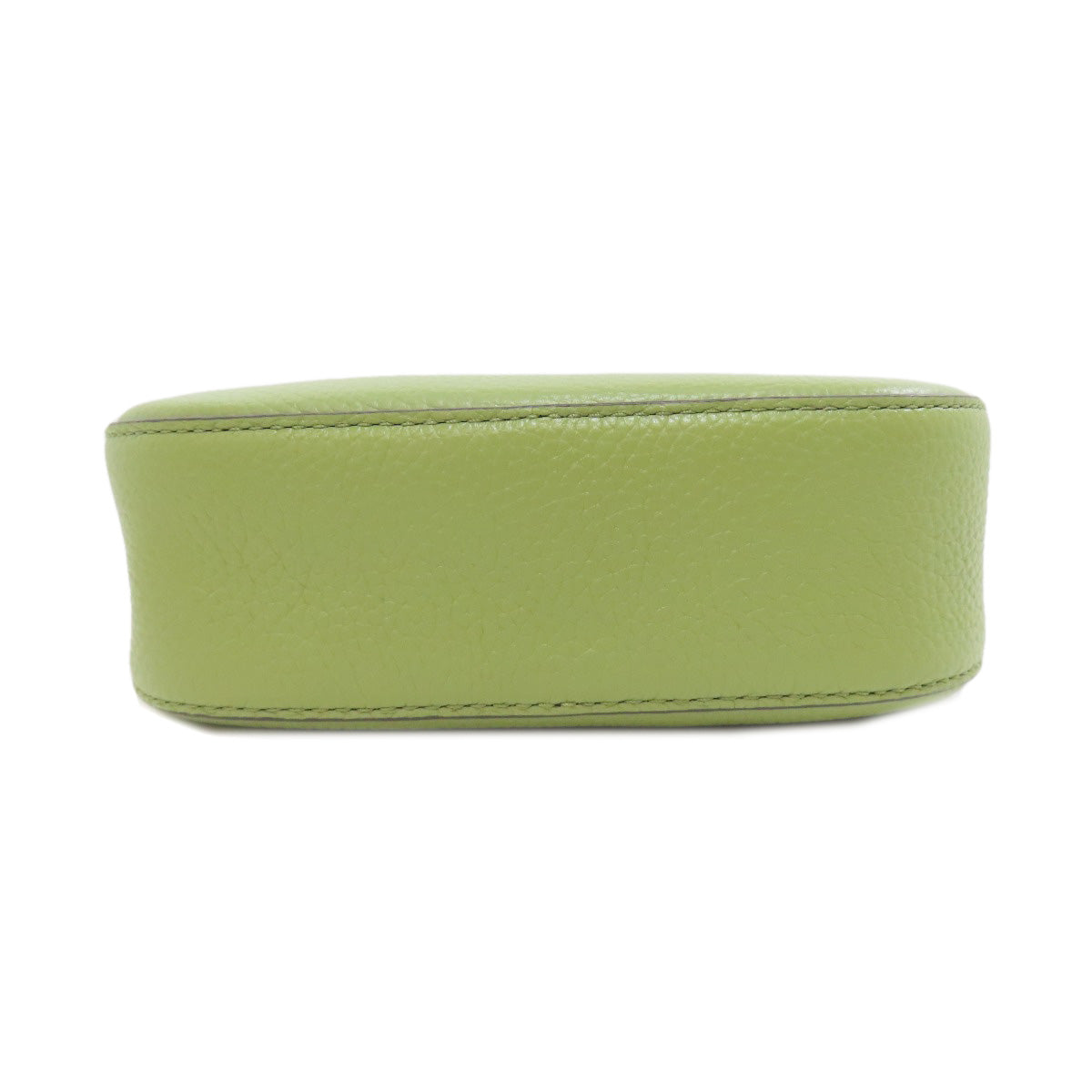 Michael Kors Shoulder Bag Leather Green Mk Signature Chainshoulder