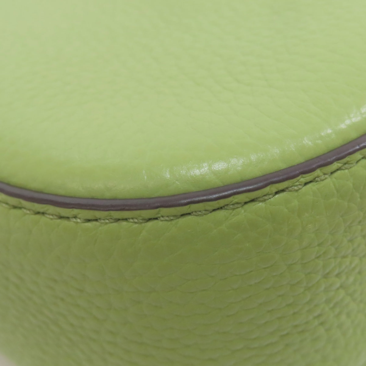 Michael Kors Shoulder Bag Leather Green Mk Signature Chainshoulder