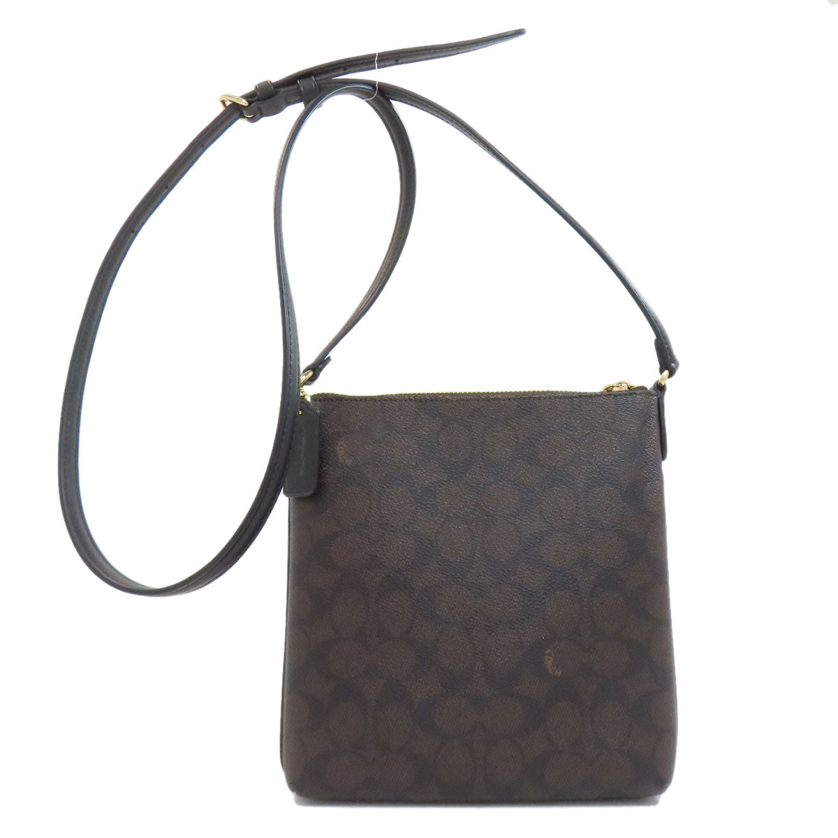 Coach Shoulder Bag Cw325 Pvc Brown Mini Rowan File Bag Signature Women