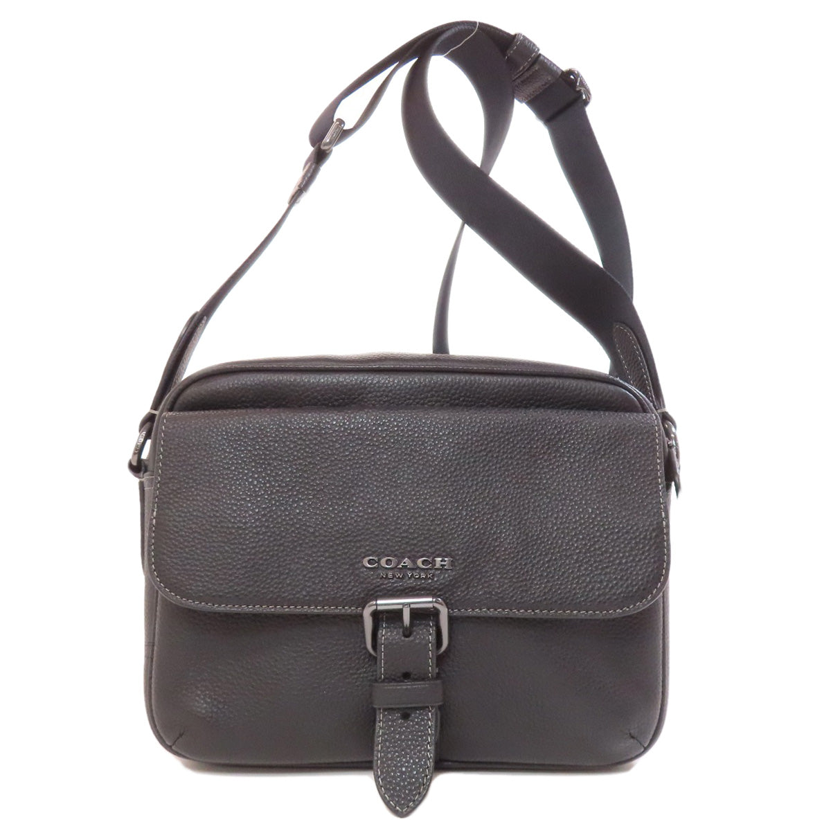Coach Shoulder Bag C5399 Leather Black Hudson Crossbody Women