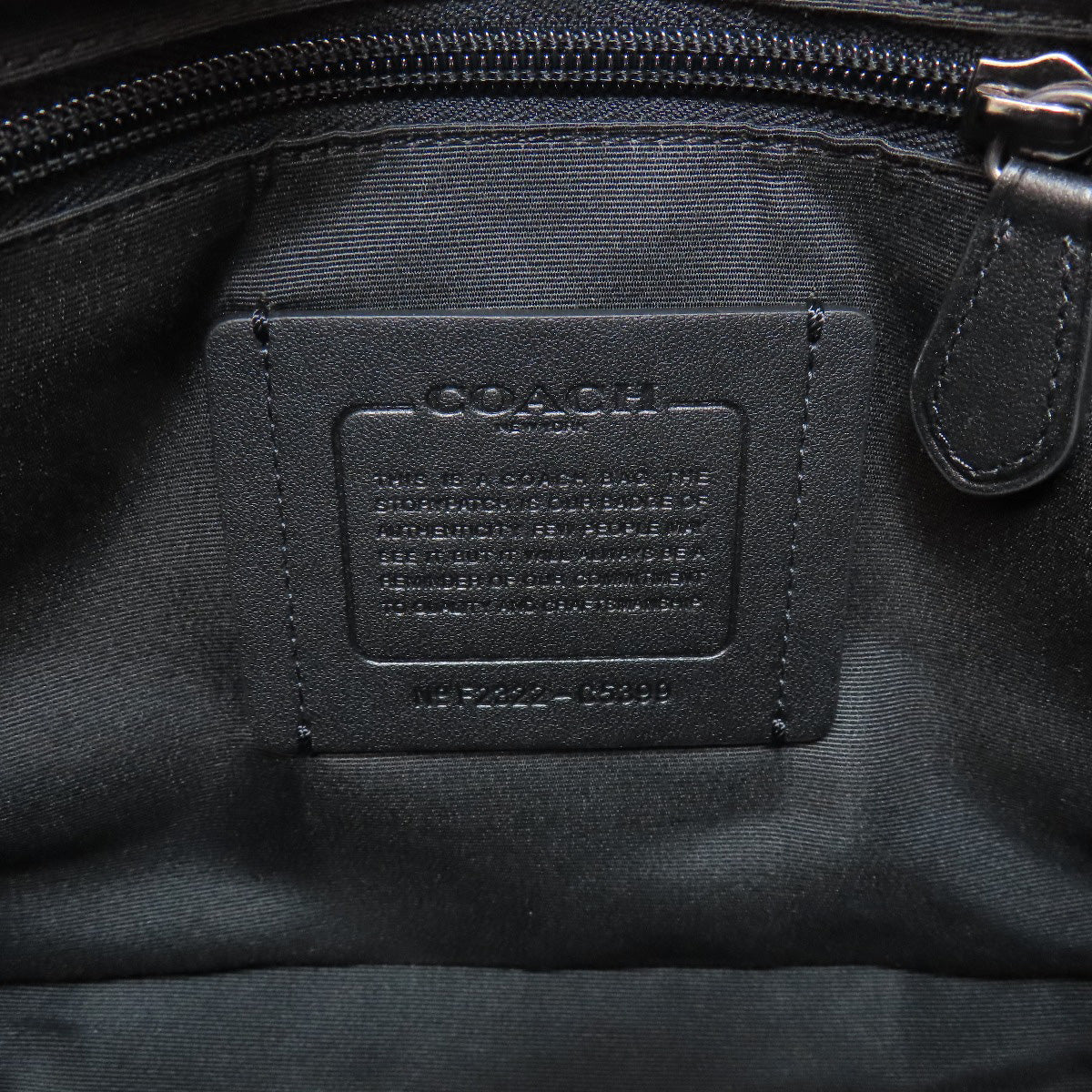Coach Shoulder Bag C5399 Leather Black Hudson Crossbody Women