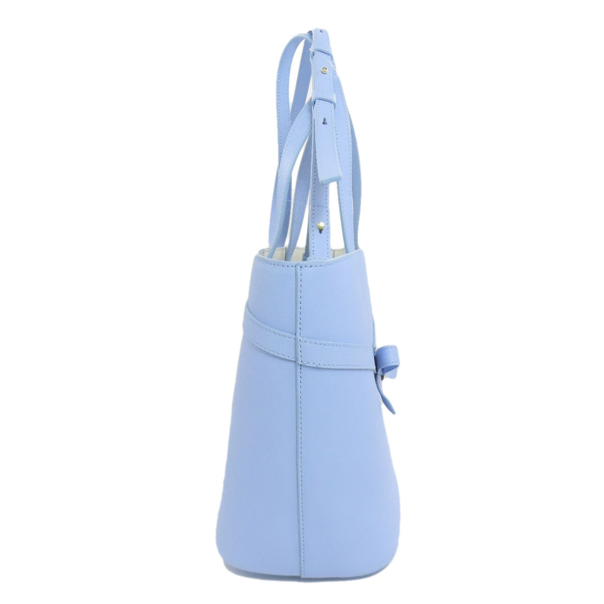 Salvatore Ferragamo Tote Bag Calfskin Blue 2Way