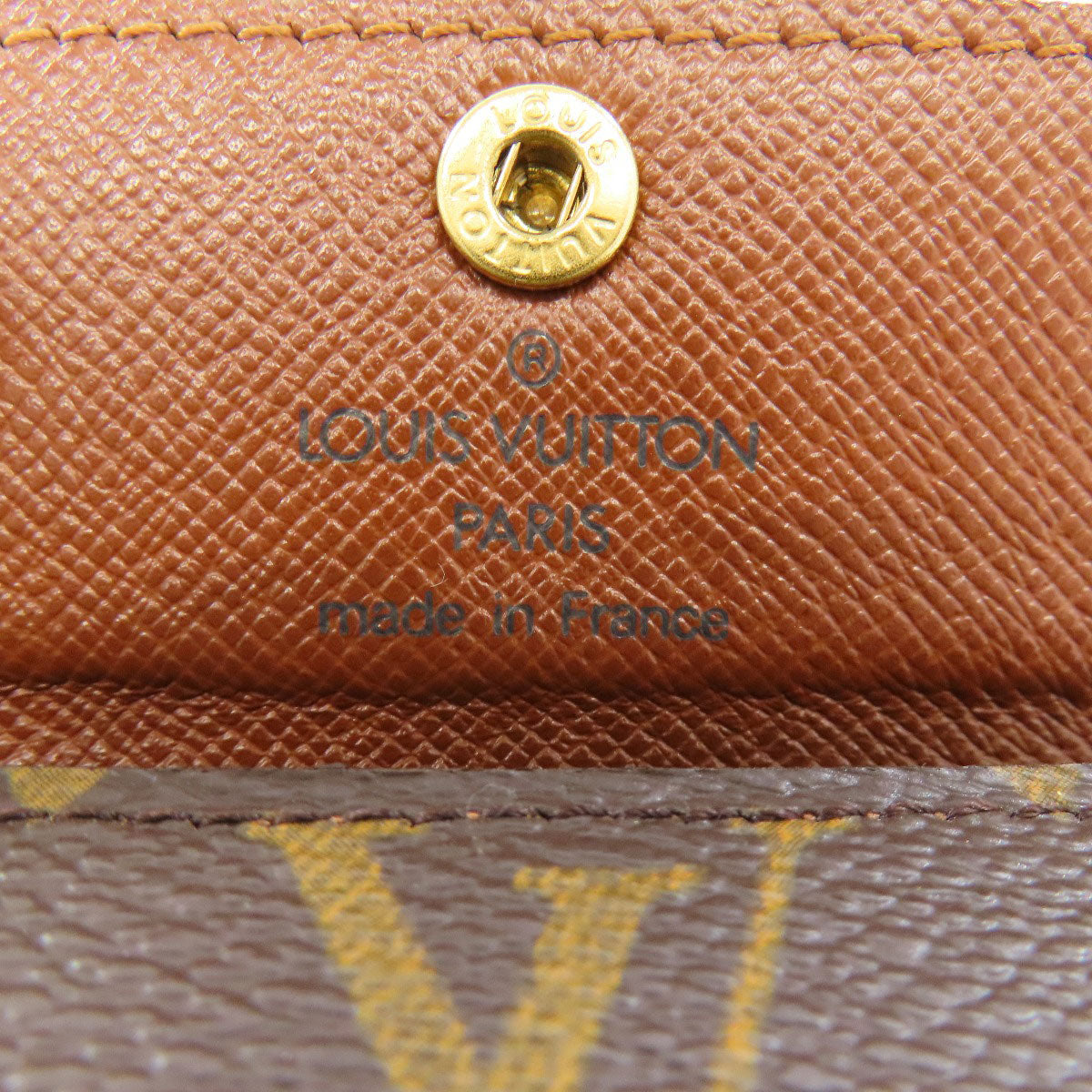 Louis Vuitton Coin Case M61927 Monogram Canvas Brown Ludlow Women