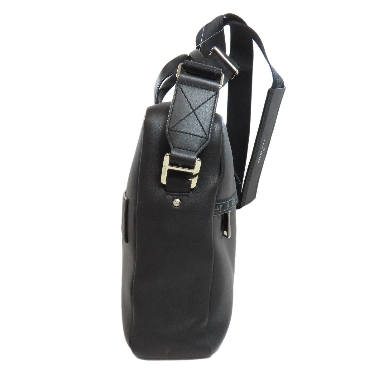 Bally Handbag Leather Black 2Way