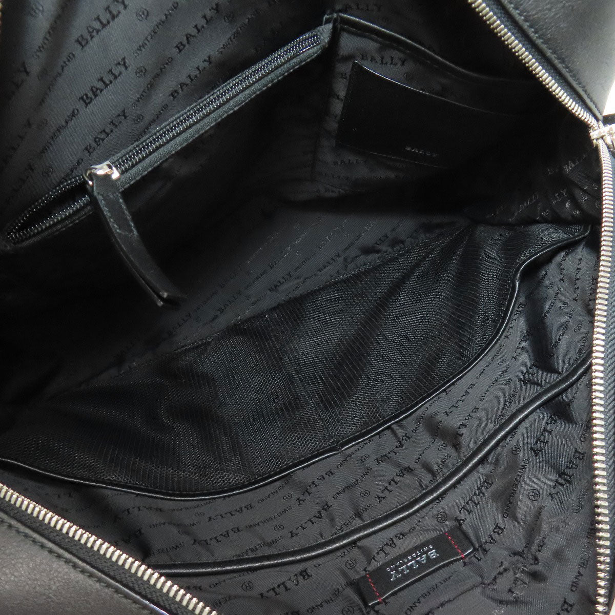 Bally Handbag Leather Black 2Way