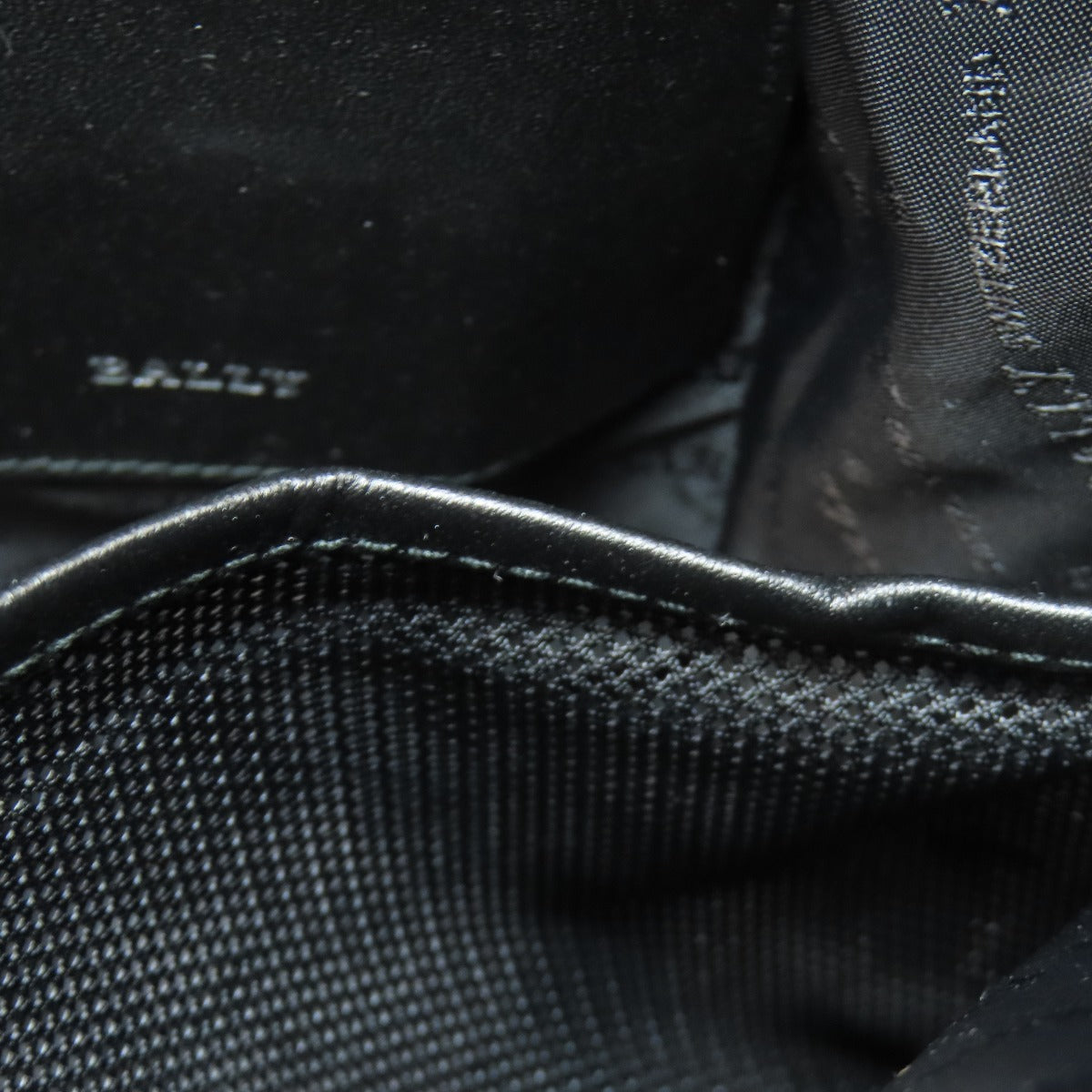 Bally Handbag Leather Black 2Way