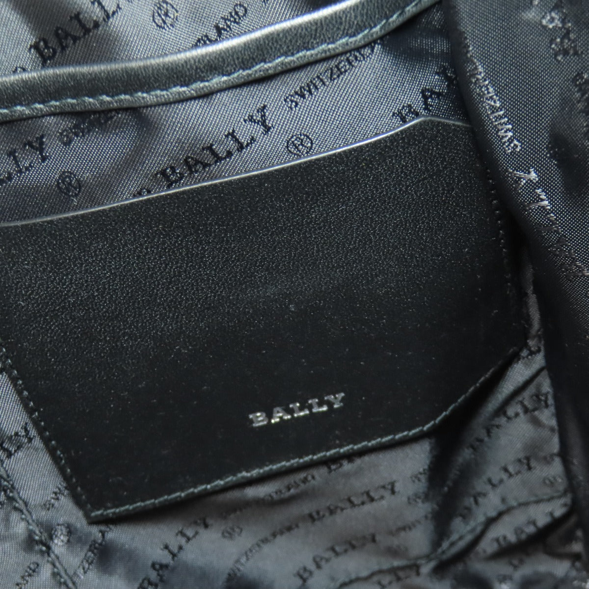 Bally Handbag Leather Black 2Way