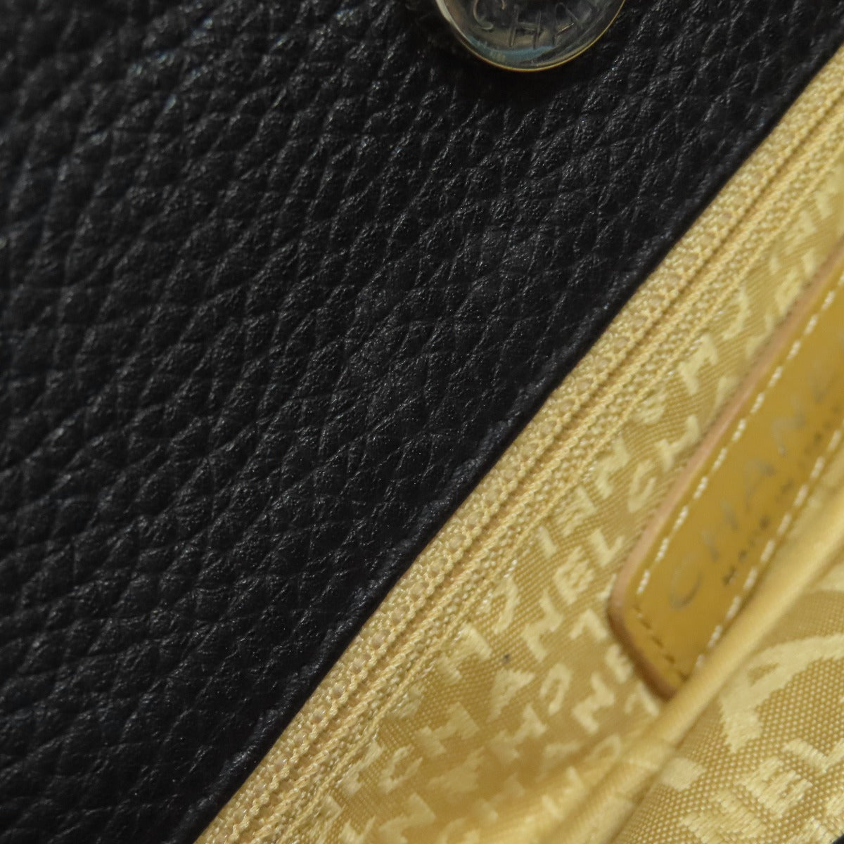 Chanel Handbag Calfskin Black Logo Women