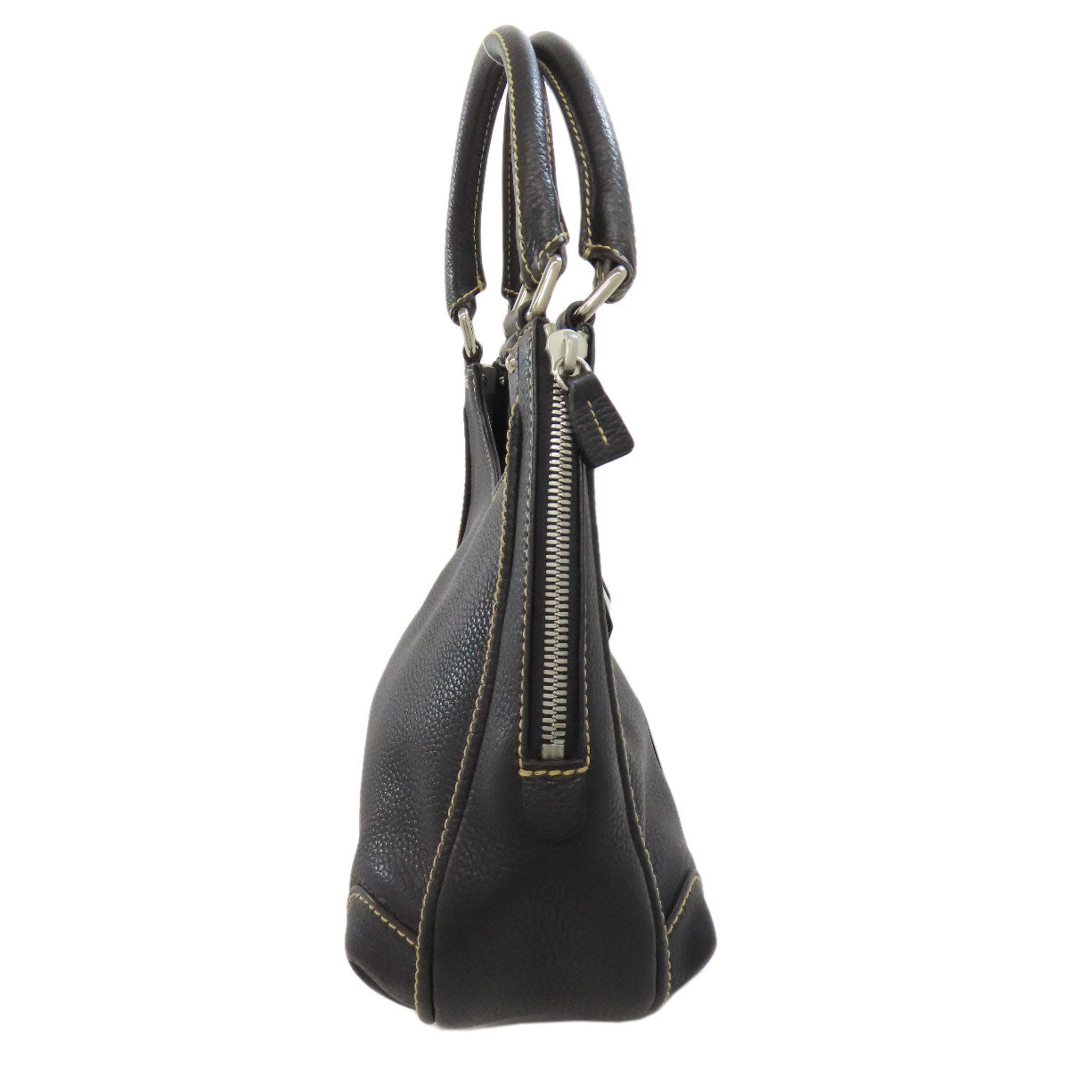 Chanel Handbag Calfskin Black Logo Women