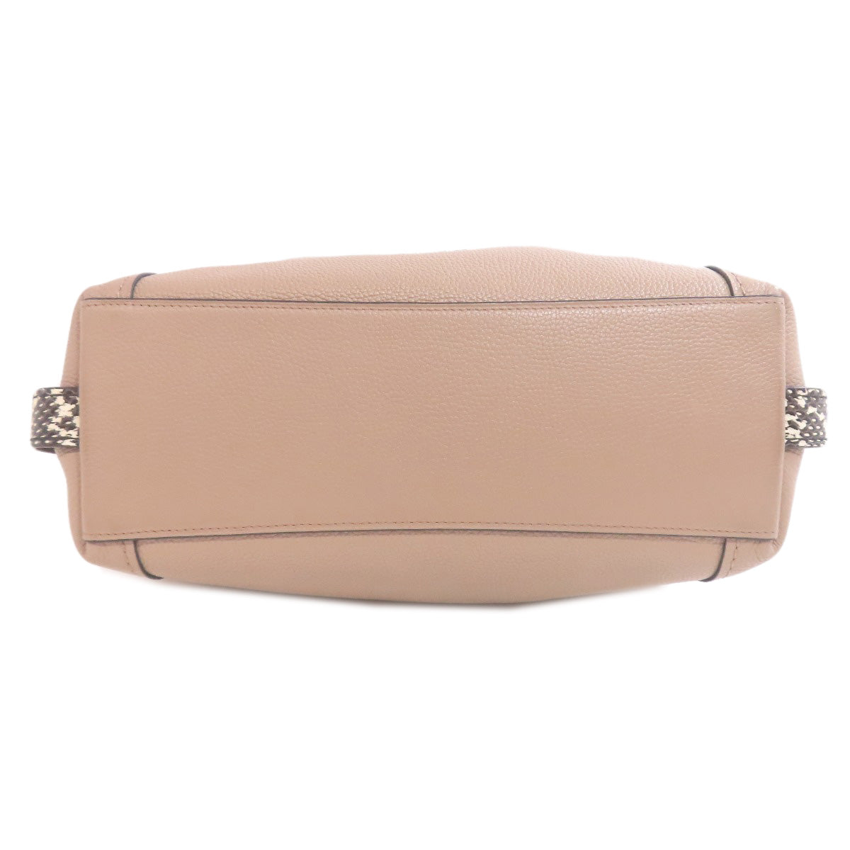 Coach Tote Bag 57671 Leather Brown Logo