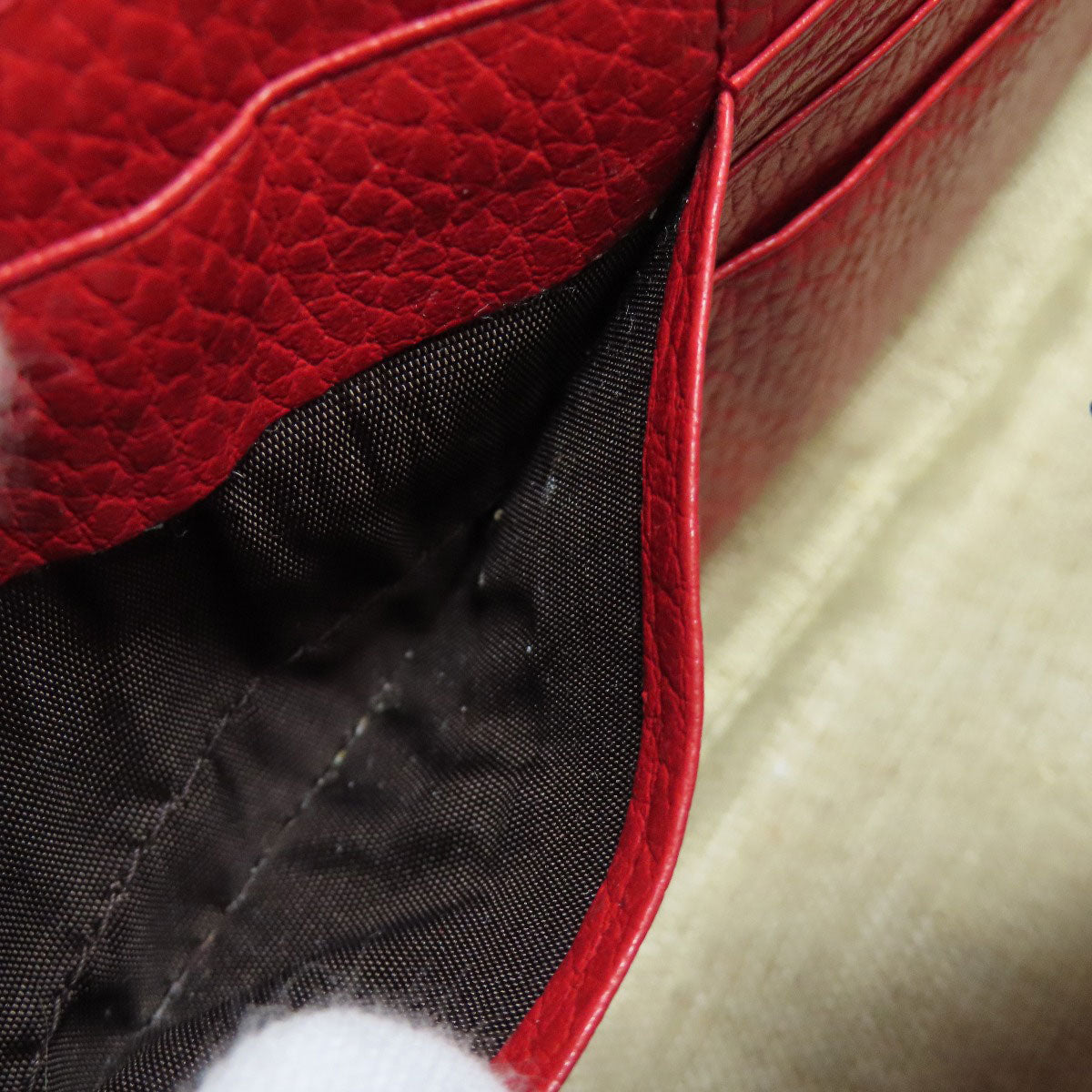 Gucci Shoulder Bag 449413 Canvas Red Gg Outlet 2Way
