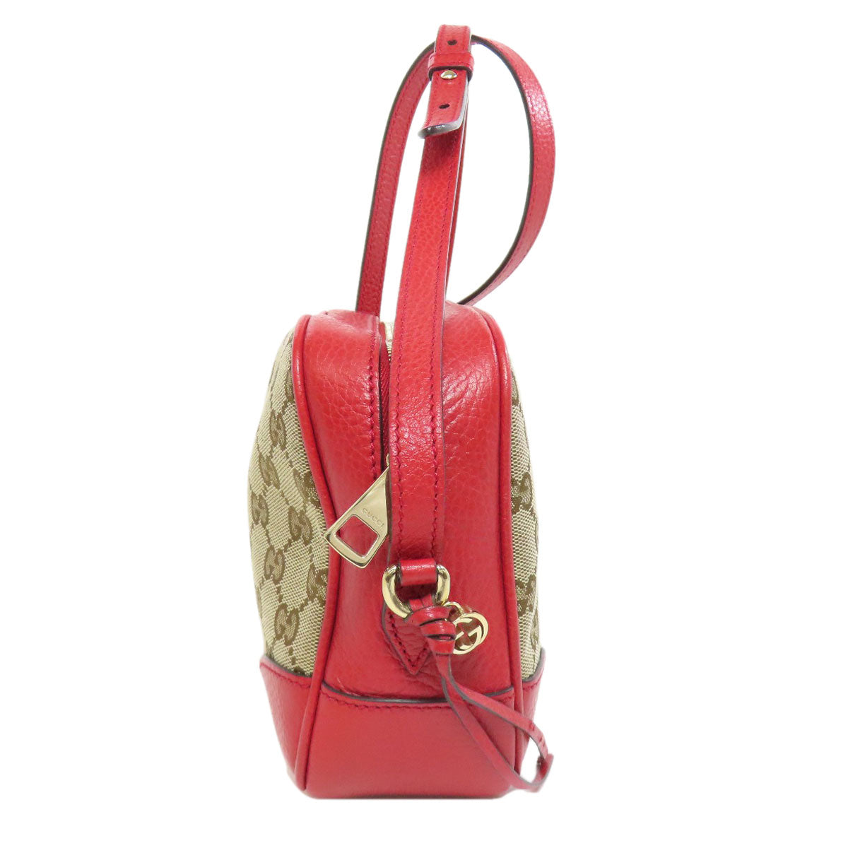 Gucci Shoulder Bag 449413 Canvas Red Gg Outlet 2Way