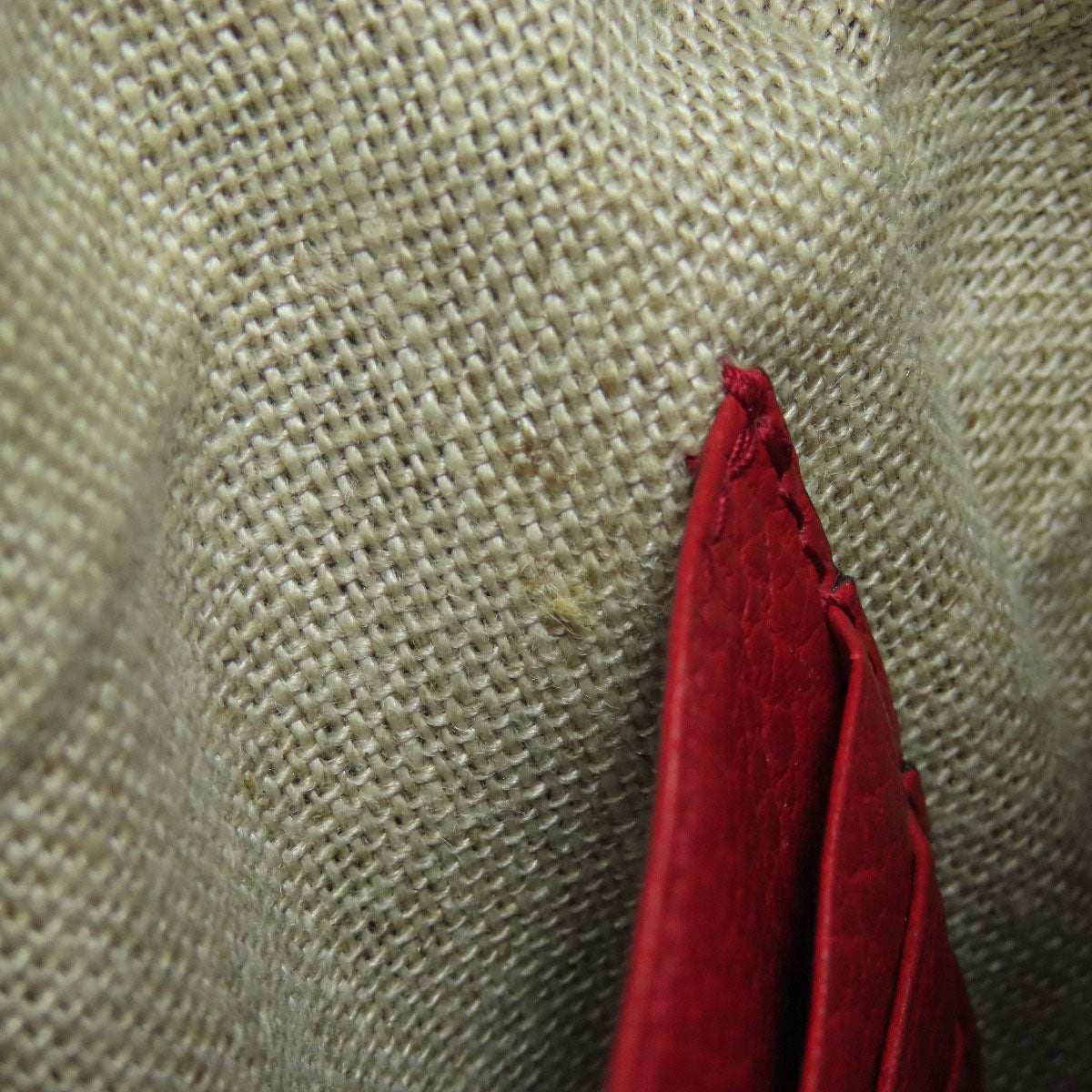 Gucci Shoulder Bag 449413 Canvas Red Gg Outlet 2Way