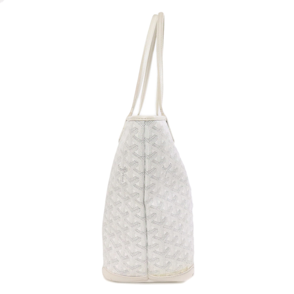 Goyard Tote Bag Coated Canvas White Artois Pm Women