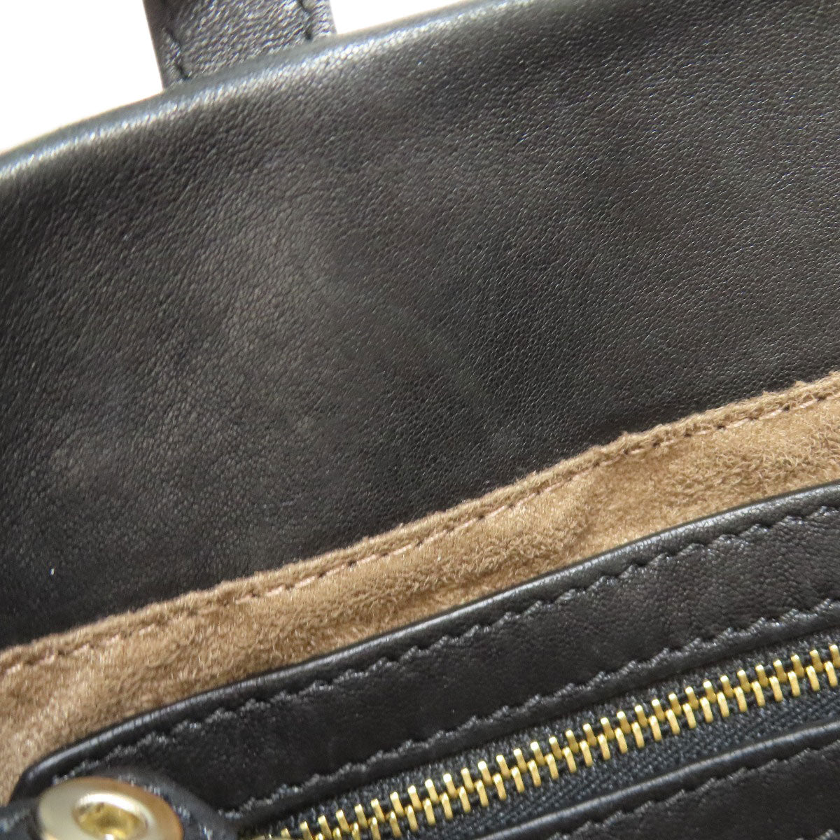 Jimmy Choo Tote Bag Leather Black Sophia Star Motif Women
