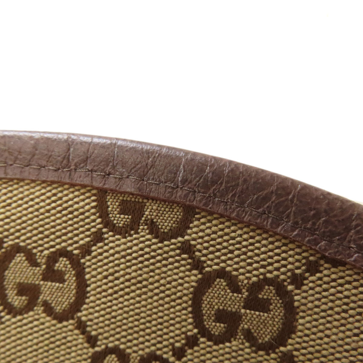 Gucci Hat 576587 71% Cotton, 29% Polyester, Cowhide Beige Gg Canvas Fedora Hat Bucket Hat Gg Women