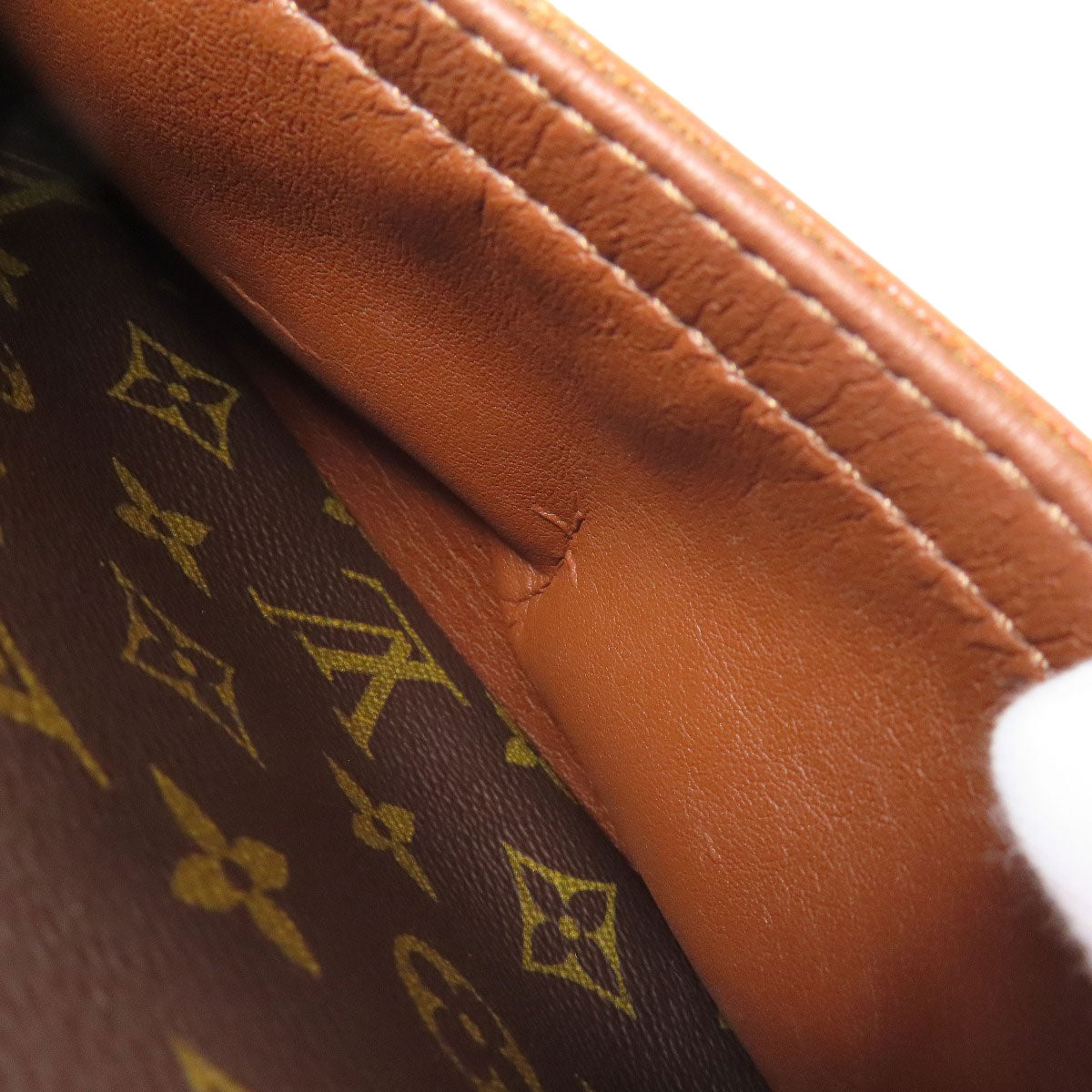 Louis Vuitton Shoulder Bag M51221 Monogram Canvas Brown Blois