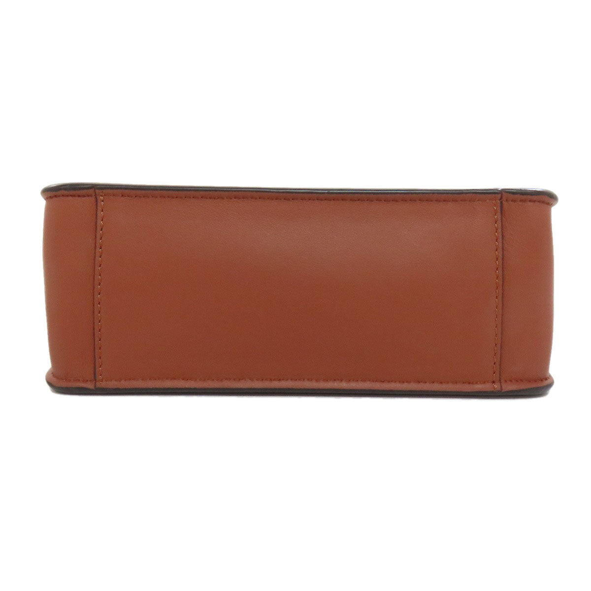 Fendi Shoulder Bag Calfskin Brown Flip Small 2Way Women