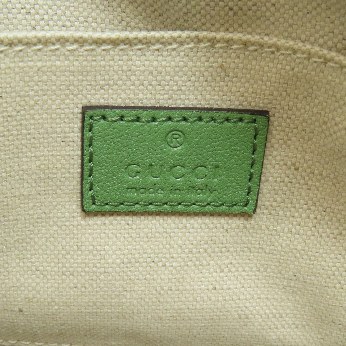 Gucci Shoulder Bag 742360 Leather Green Blondy Women