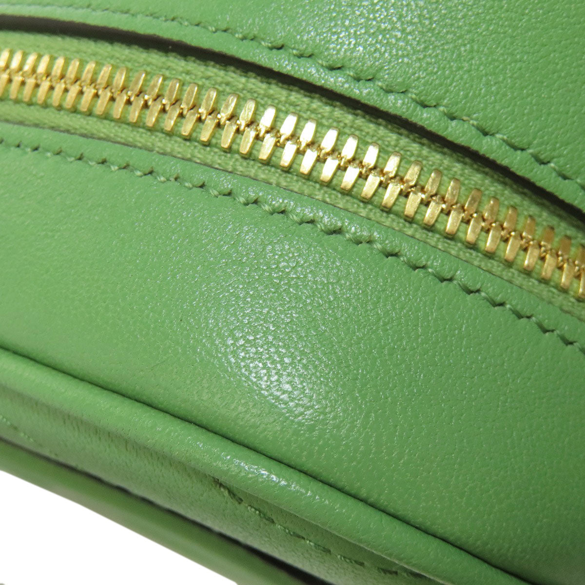 Gucci Shoulder Bag 742360 Leather Green Blondy Women