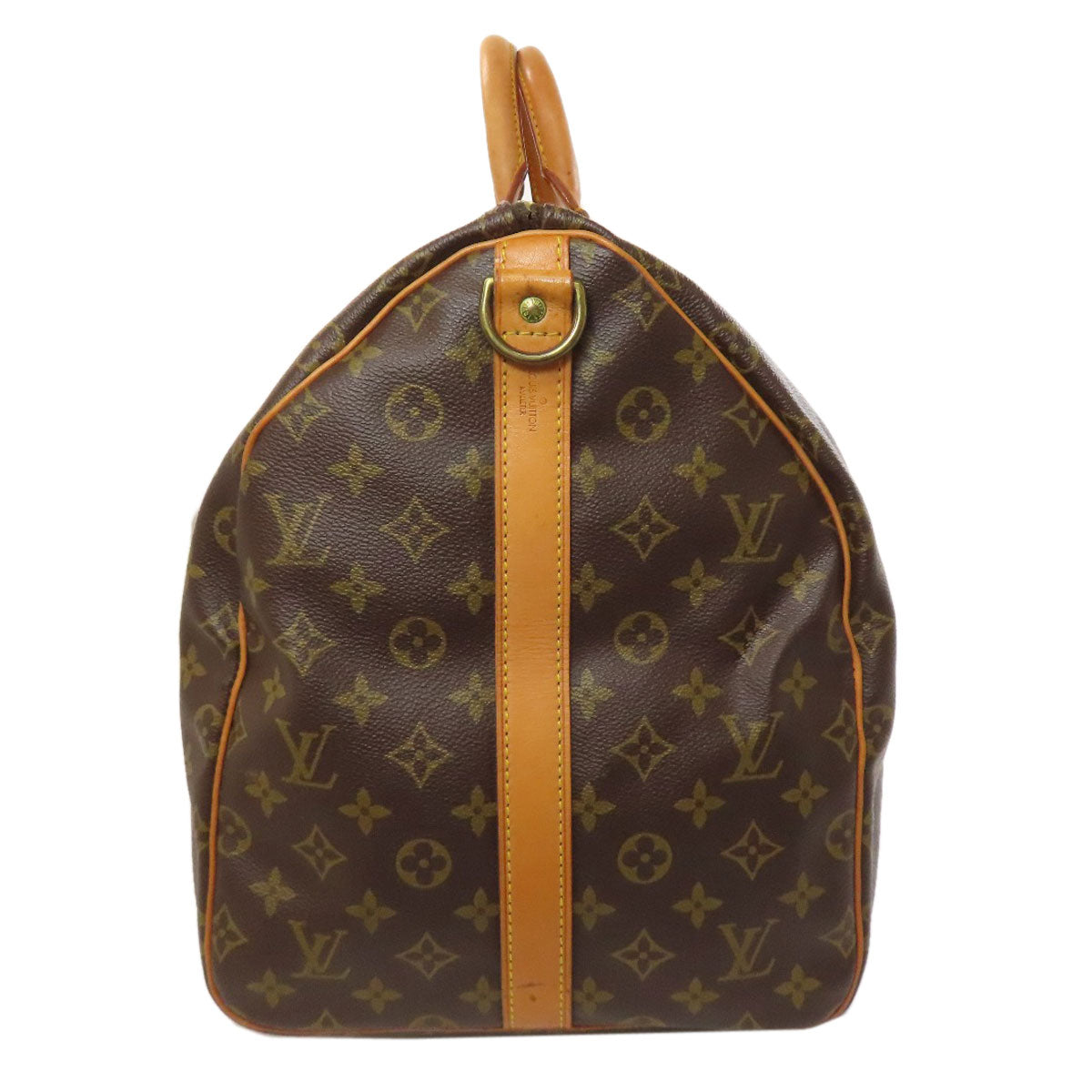 Louis Vuitton Boston Duffel Bag M41414 Monogram Canvas Brown Keepall Bandouliere55